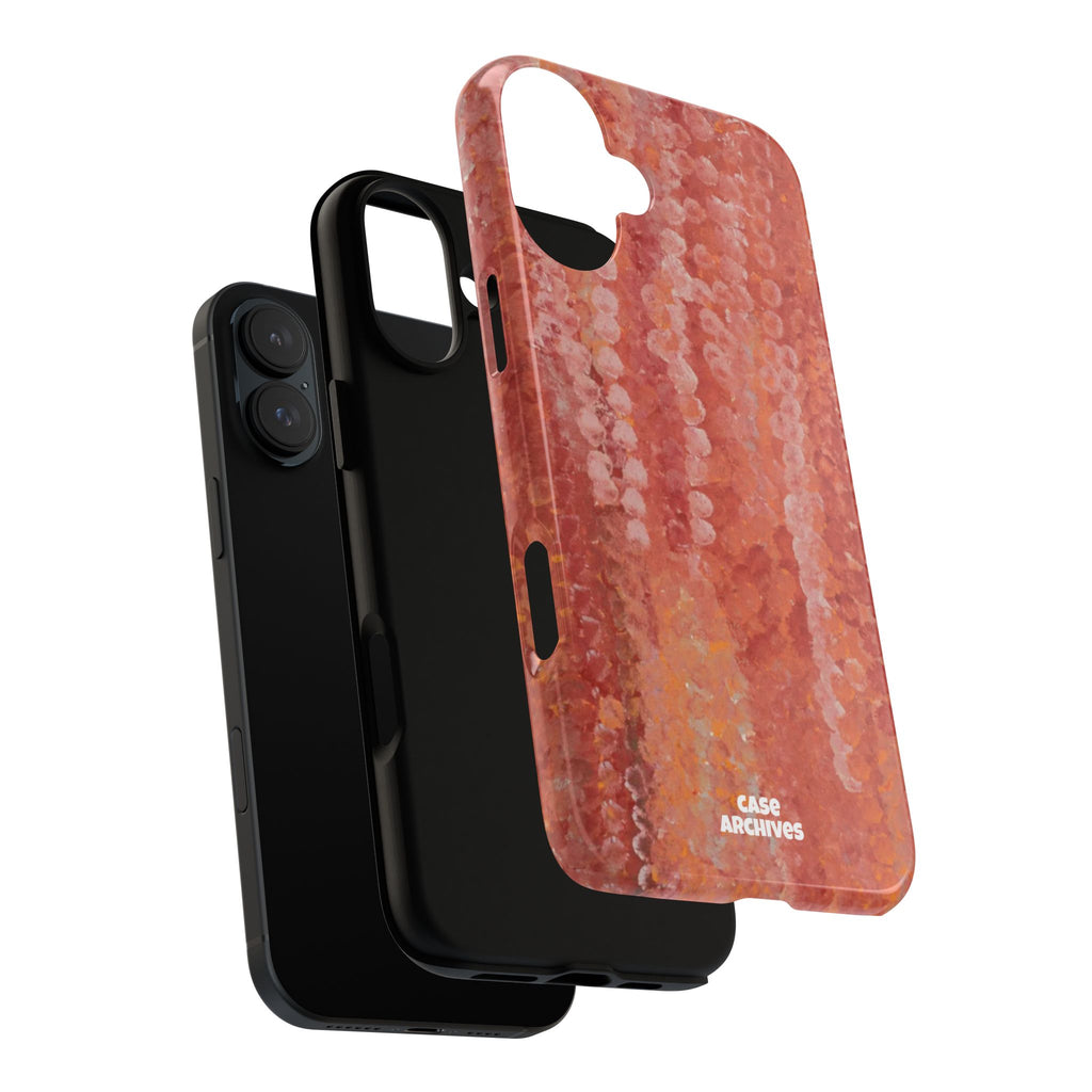 Sequin Coral Tough Phone Case