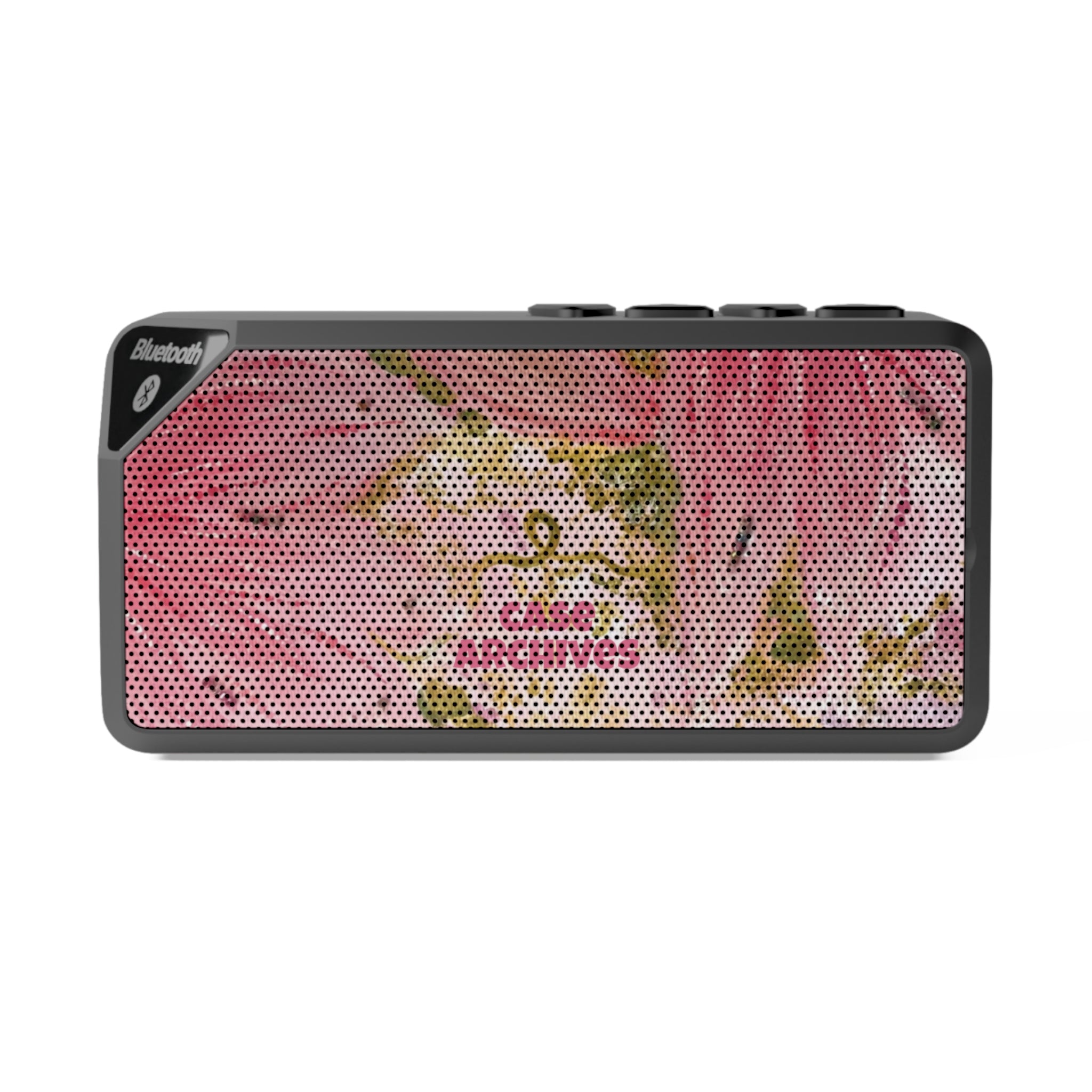 Jabba Floral Bluetooth Speaker — Portable Pink Patterned Wireless Speaker