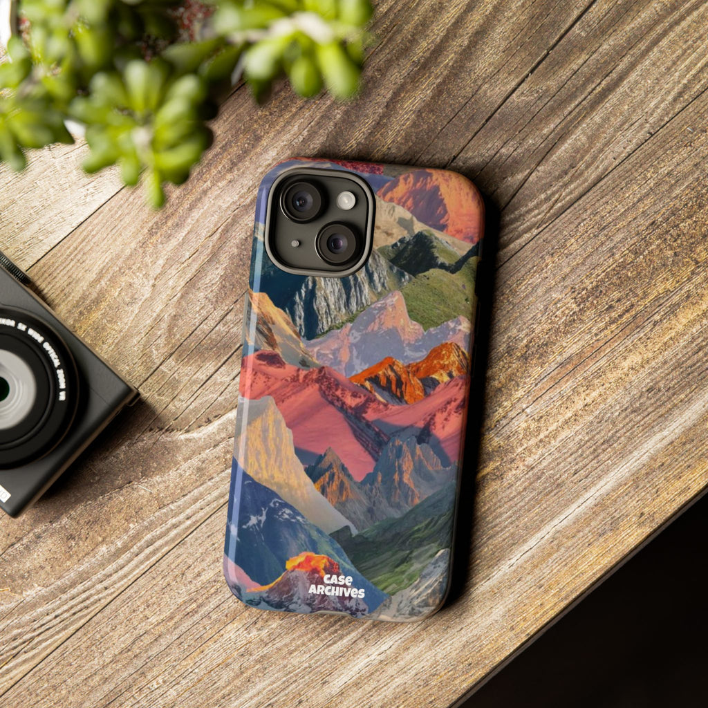 Tough Cases Colorful Mountain Landscape Phone Case — Durable Protective iPhone Cover