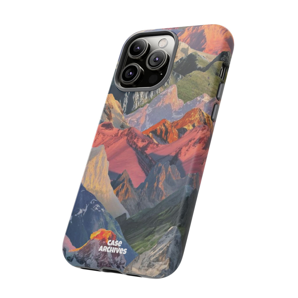 Tough Cases Colorful Mountain Landscape Phone Case — Durable Protective iPhone Cover
