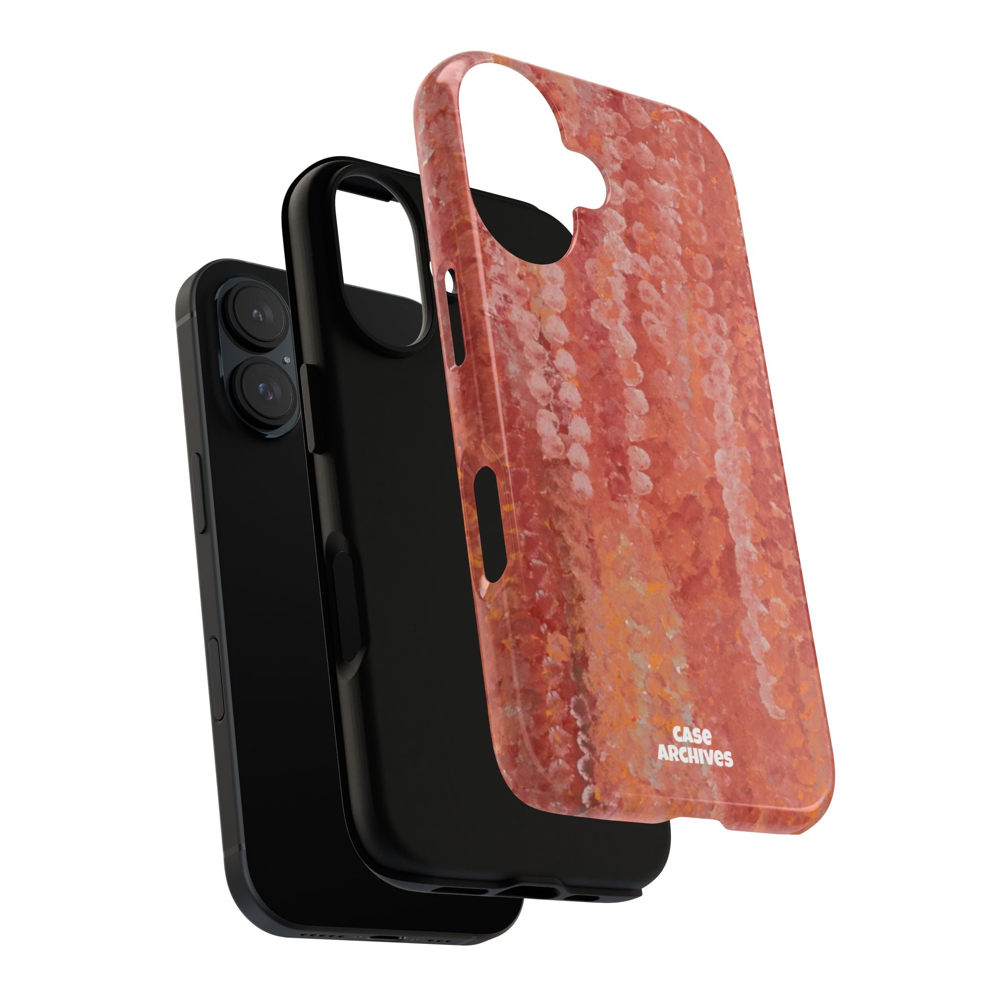 Sequin Coral Tough Phone Case