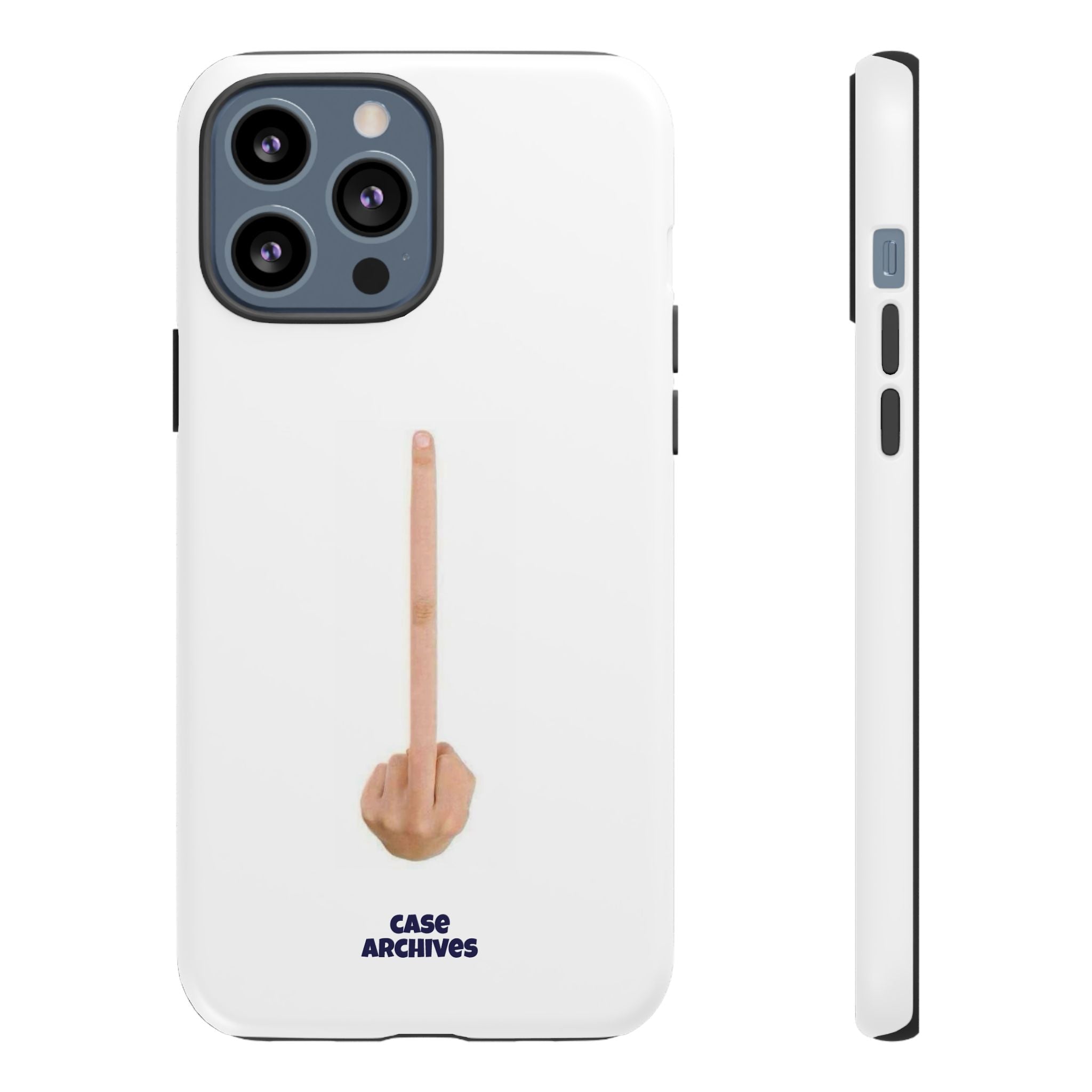 Phone Case — Minimalist Middle Finger Design (Case Archives)