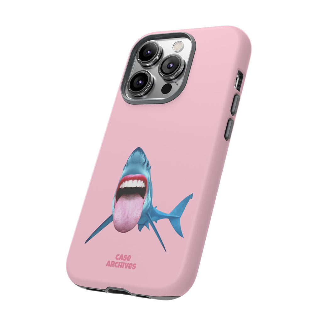 Shark tongue out- funny case