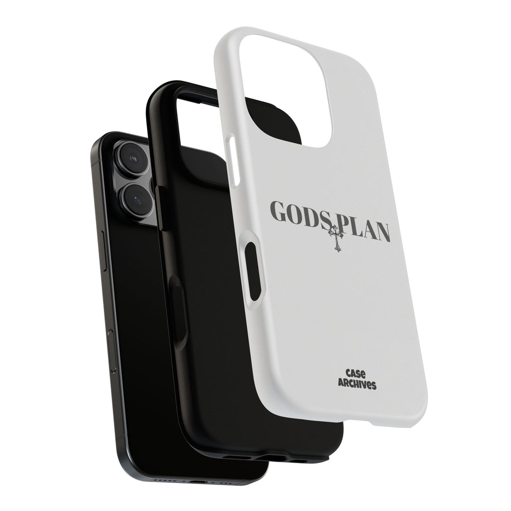 God's Plan Tough Phone Case — Minimal Faith-Inspired Protective Cover