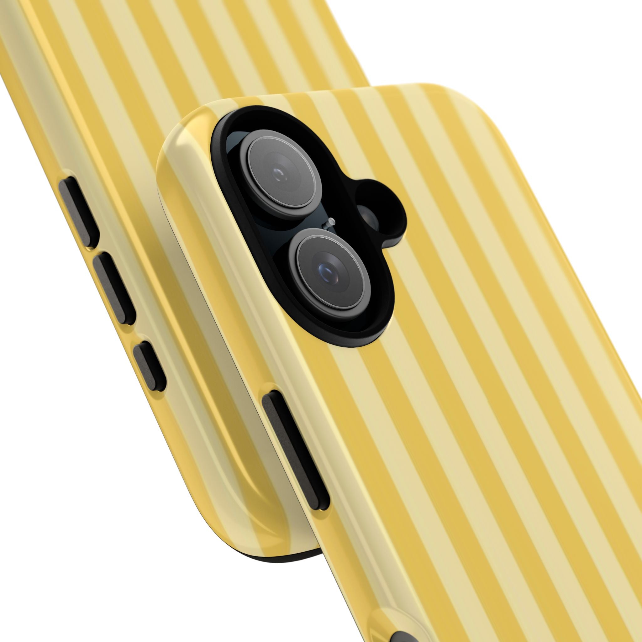 Yellow Striped Tough Phone Case – Durable Protective Cover (Case Archives)