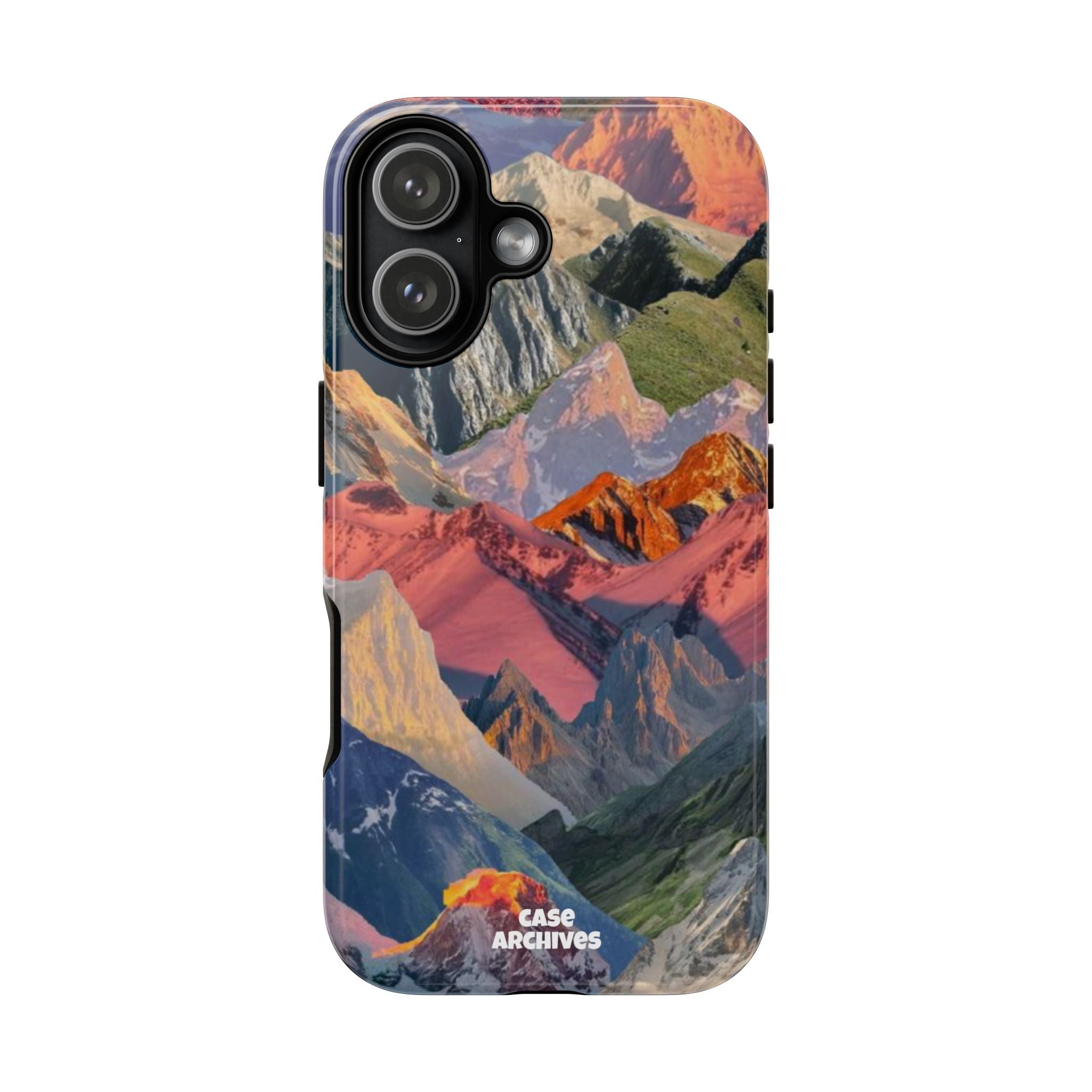 Tough Cases Colorful Mountain Landscape Phone Case — Durable Protective iPhone Cover