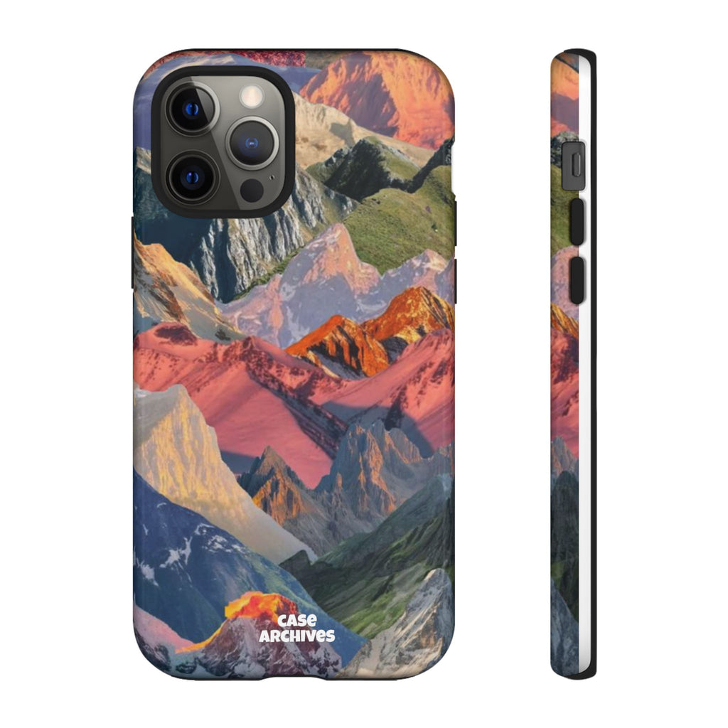 Tough Cases Colorful Mountain Landscape Phone Case — Durable Protective iPhone Cover