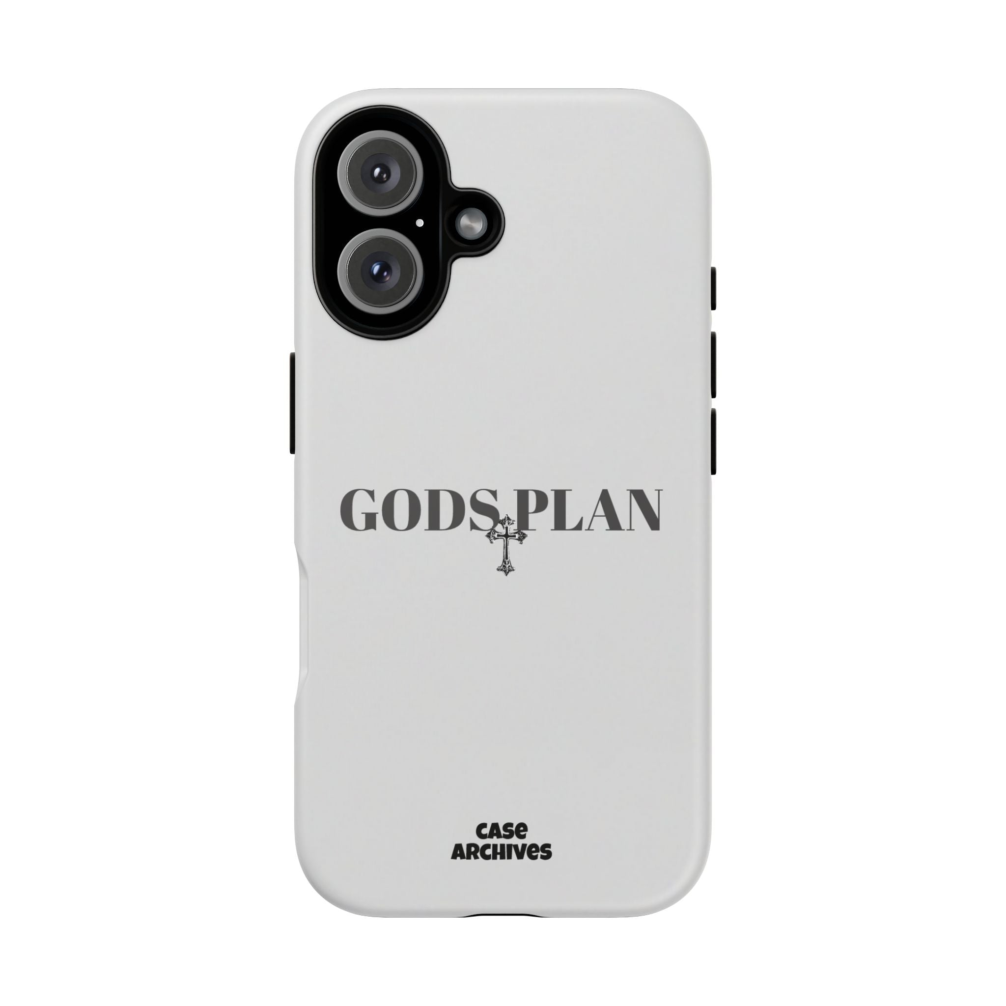 God's Plan Tough Phone Case — Minimal Faith-Inspired Protective Cover