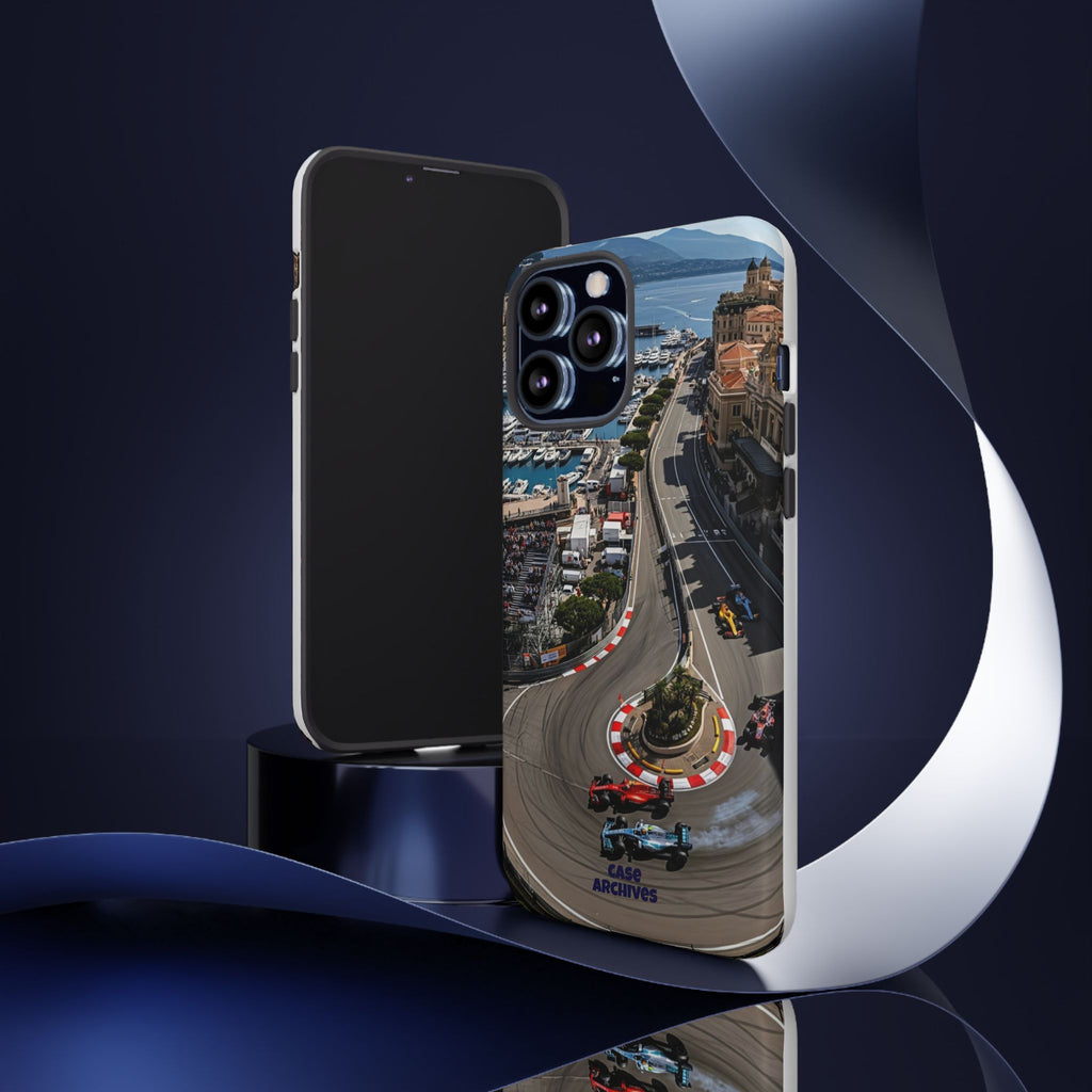 F1 Circuit Phone Case – Monaco Grand Prix Track Design