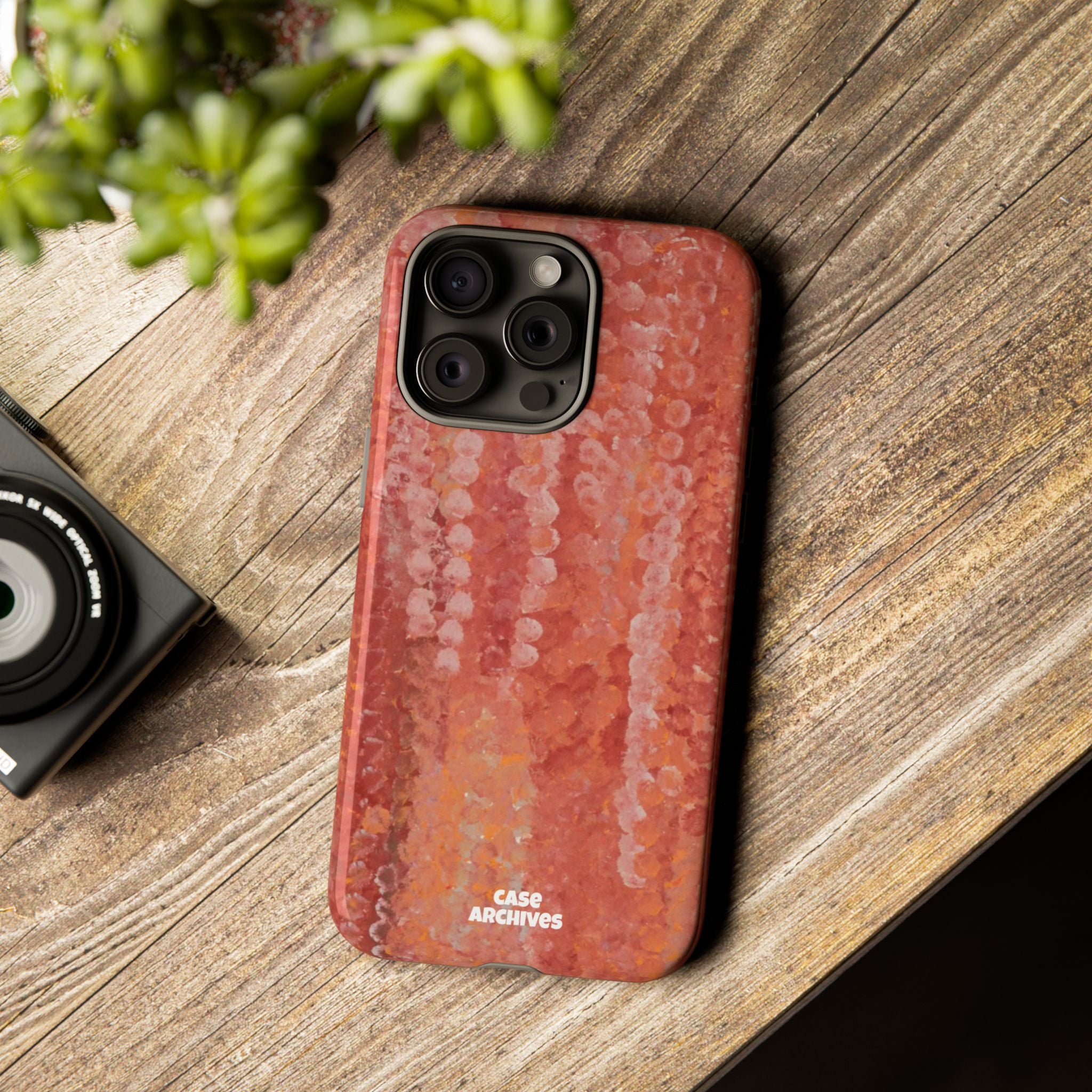Sequin Coral Tough Phone Case
