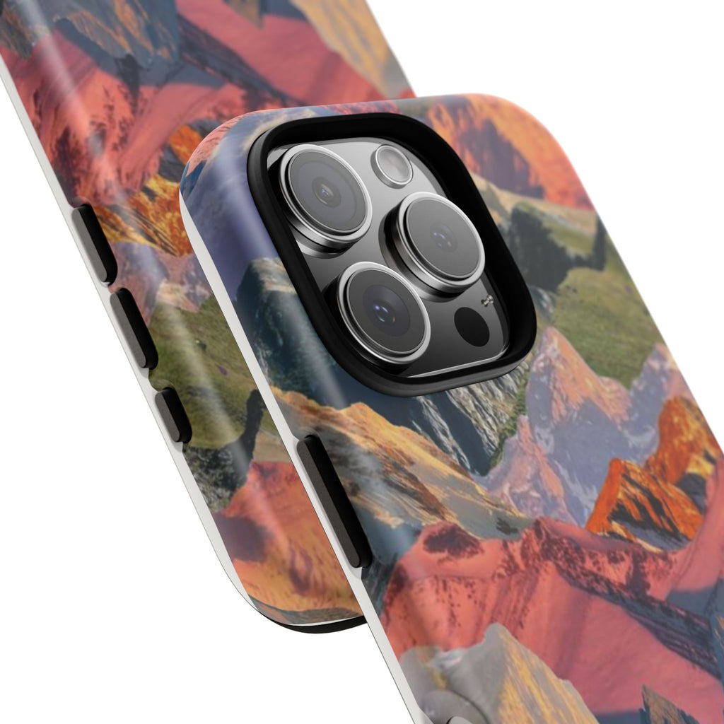 Tough Cases Colorful Mountain Landscape Phone Case — Durable Protective iPhone Cover