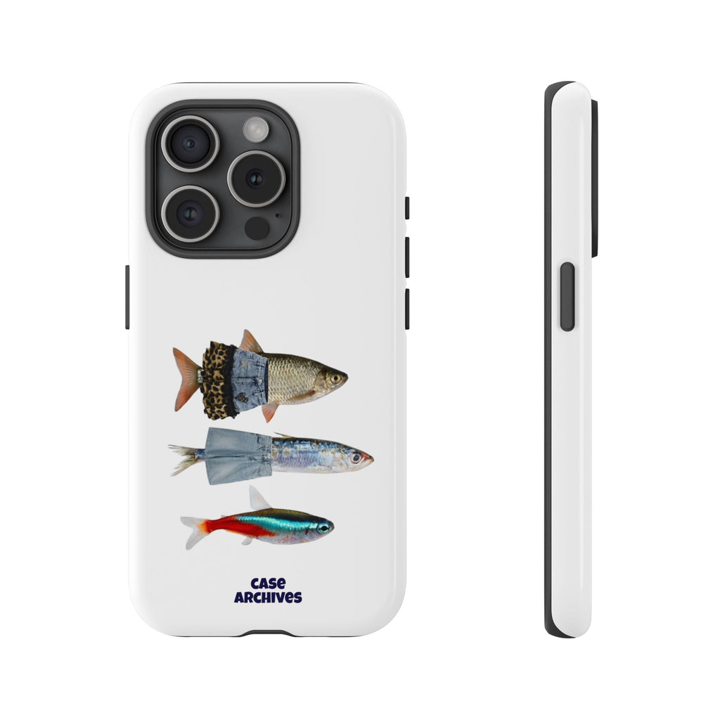 Fish Trio Phone Case — 'Case Archives' Protective iPhone Cover