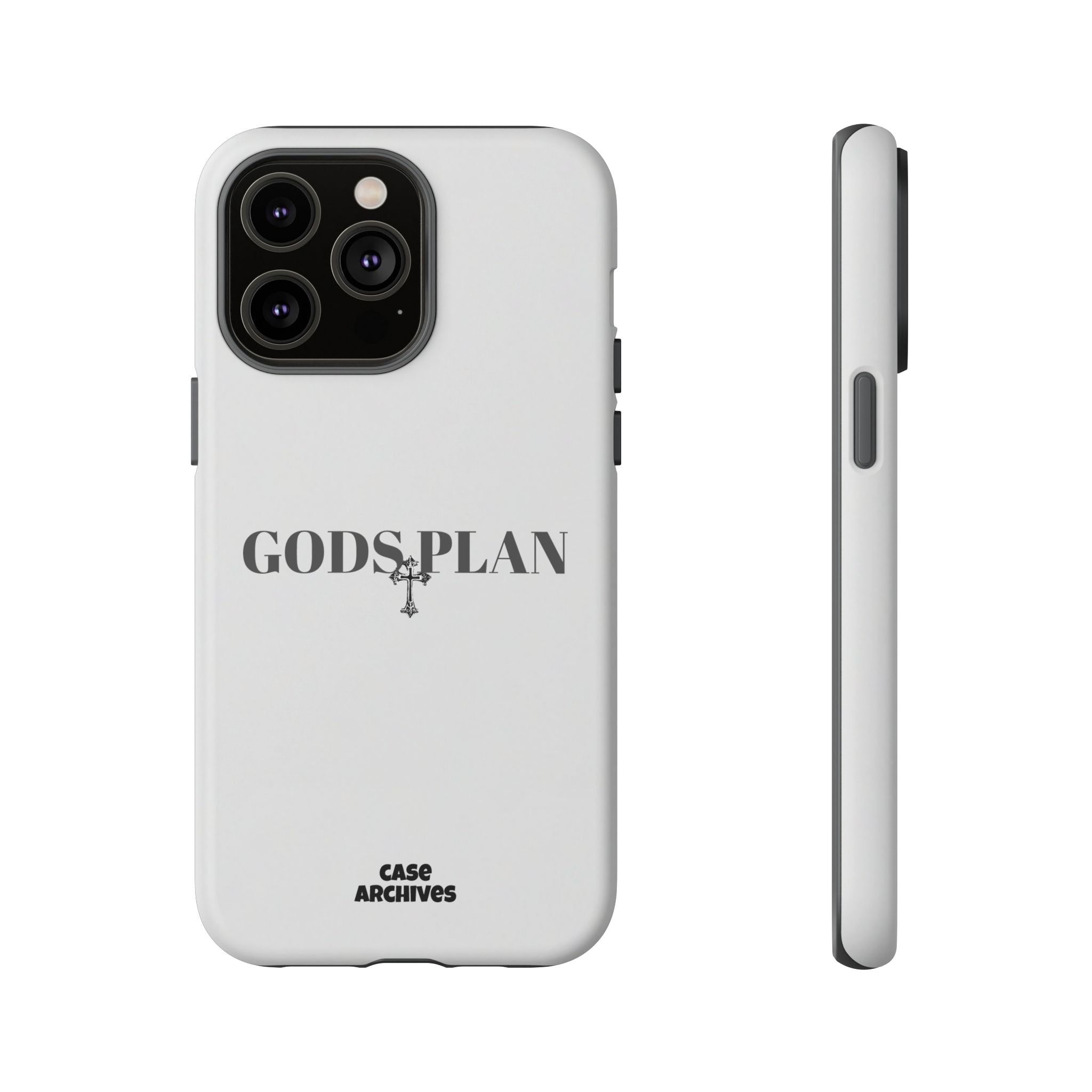 God's Plan Tough Phone Case — Minimal Faith-Inspired Protective Cover