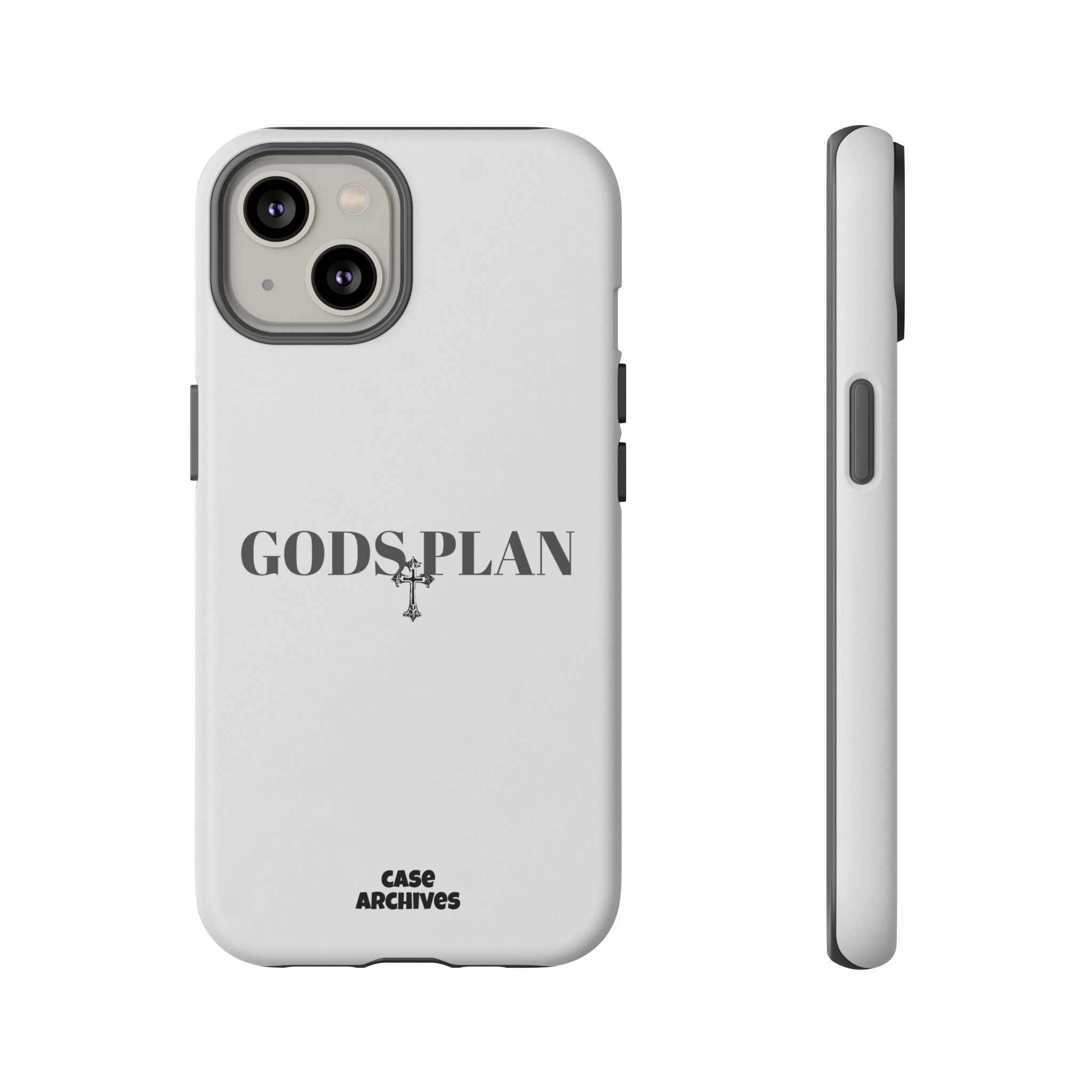 God's Plan Tough Phone Case — Minimal Faith-Inspired Protective Cover