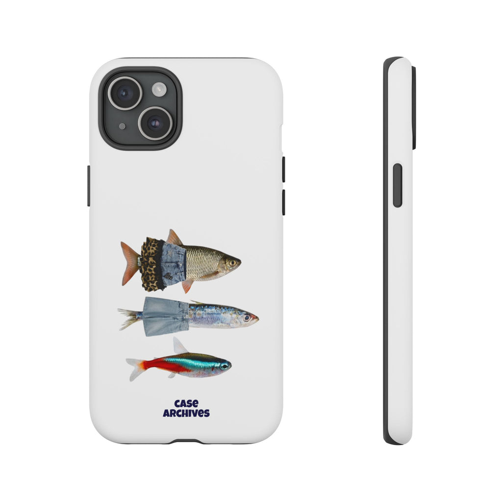 Fish Trio Phone Case — 'Case Archives' Protective iPhone Cover