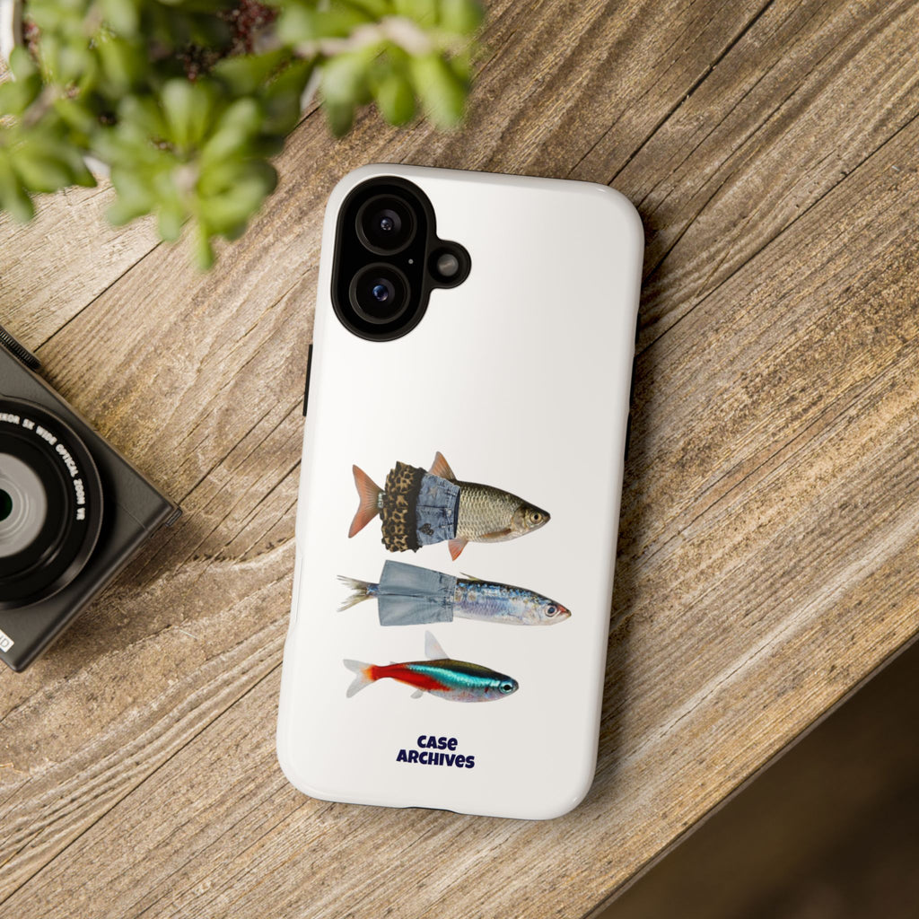 Fish Trio Phone Case — 'Case Archives' Protective iPhone Cover