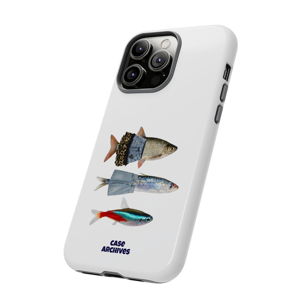 Fish Trio Phone Case — 'Case Archives' Protective iPhone Cover