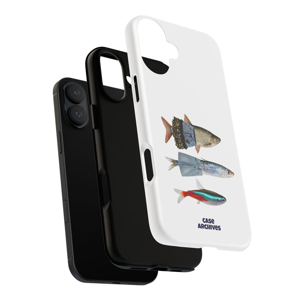 Fish Trio Phone Case — 'Case Archives' Protective iPhone Cover