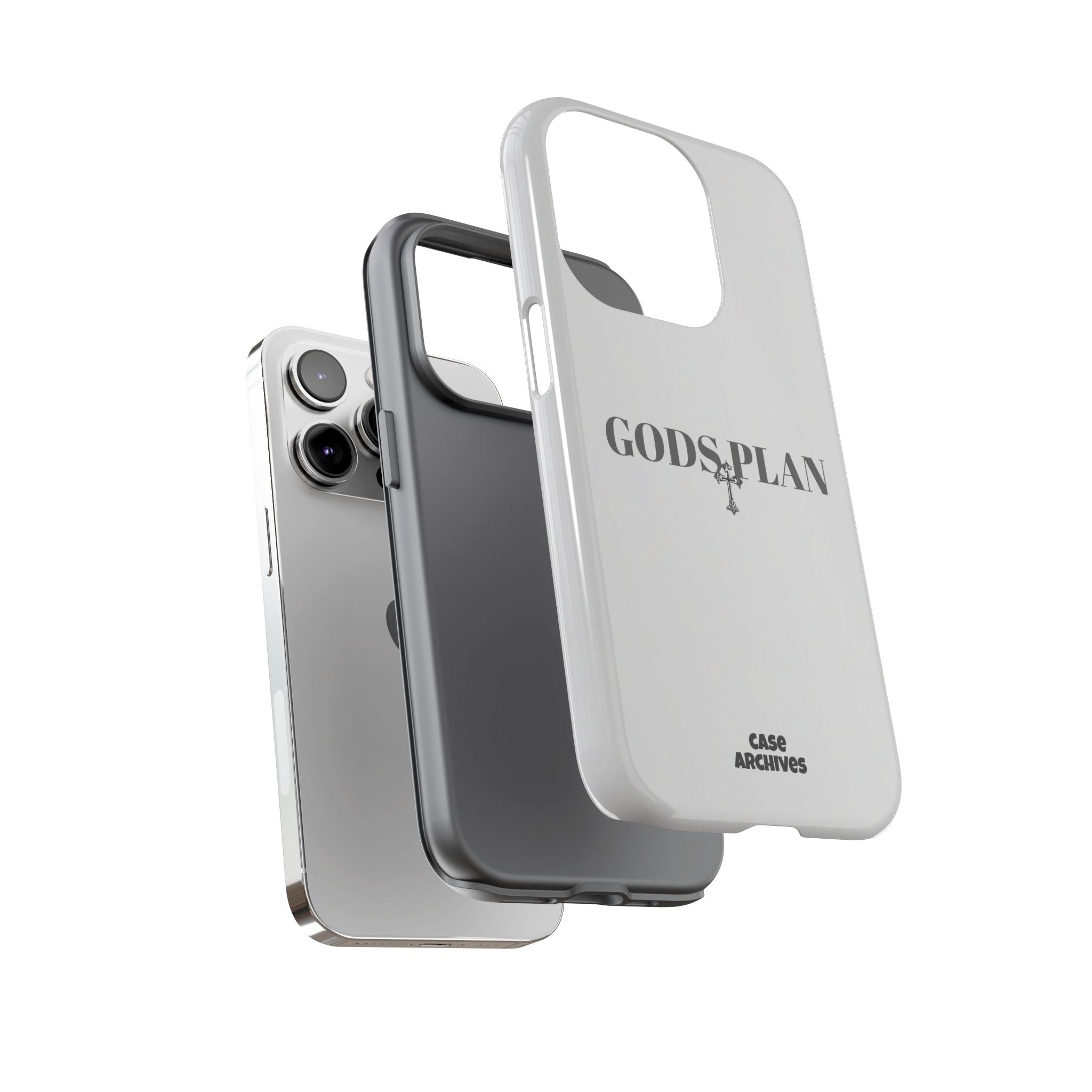 God's Plan Tough Phone Case — Minimal Faith-Inspired Protective Cover