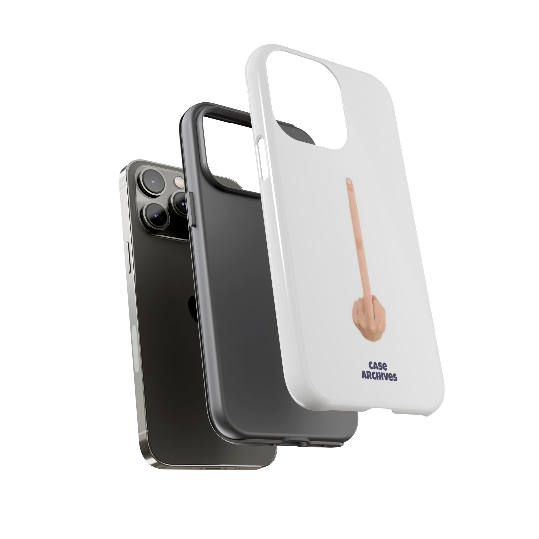 Phone Case — Minimalist Middle Finger Design (Case Archives)
