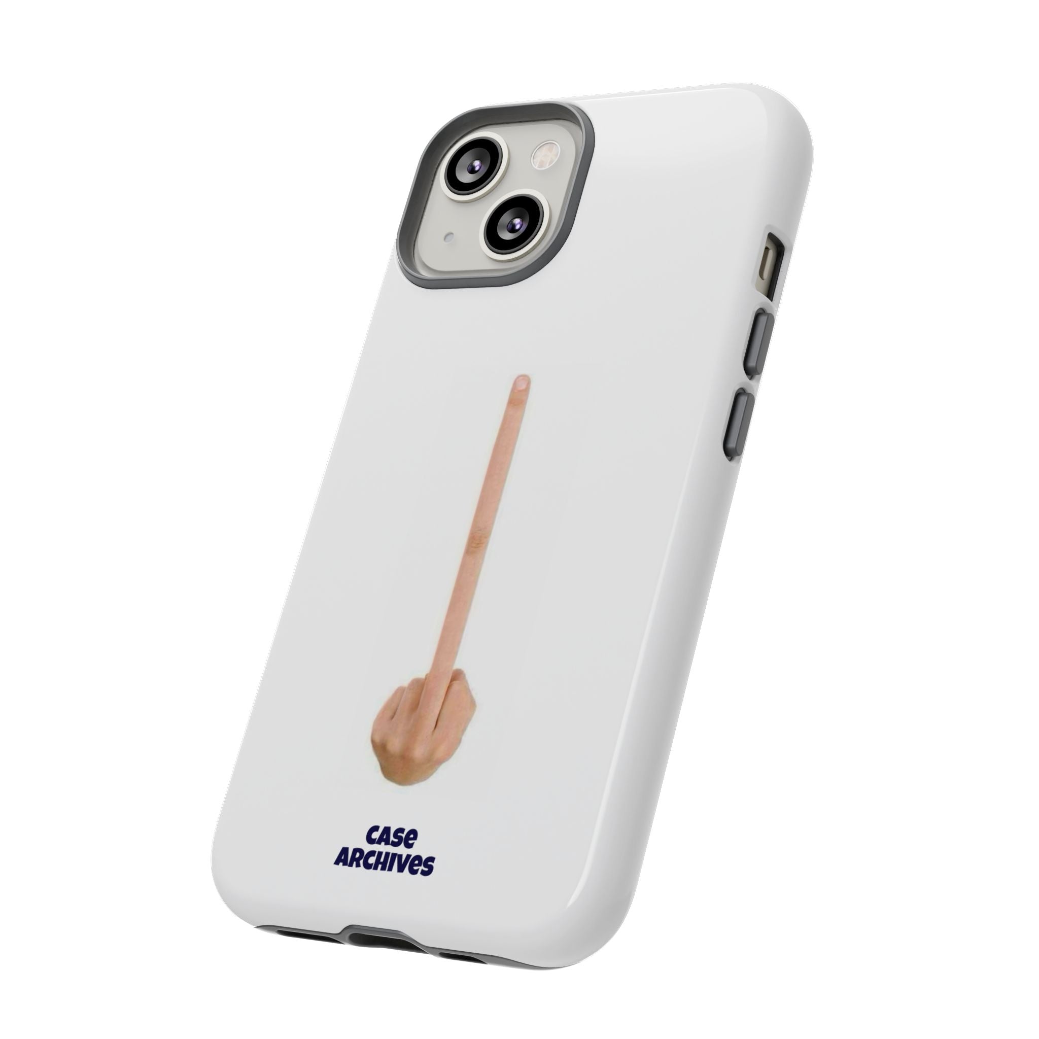 Phone Case — Minimalist Middle Finger Design (Case Archives)