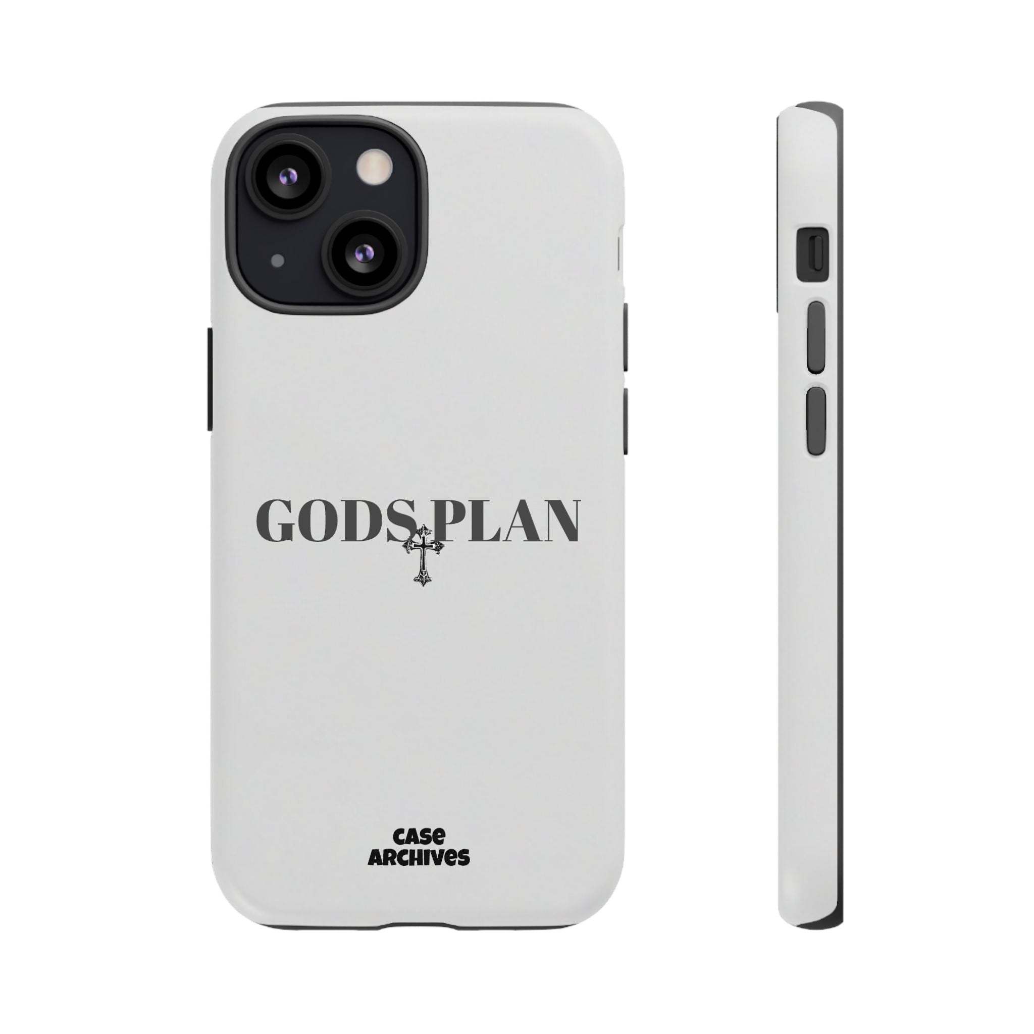 God's Plan Tough Phone Case — Minimal Faith-Inspired Protective Cover