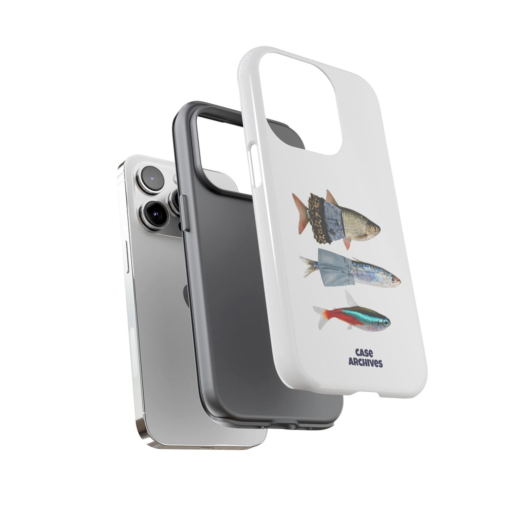 Fish Trio Phone Case — 'Case Archives' Protective iPhone Cover