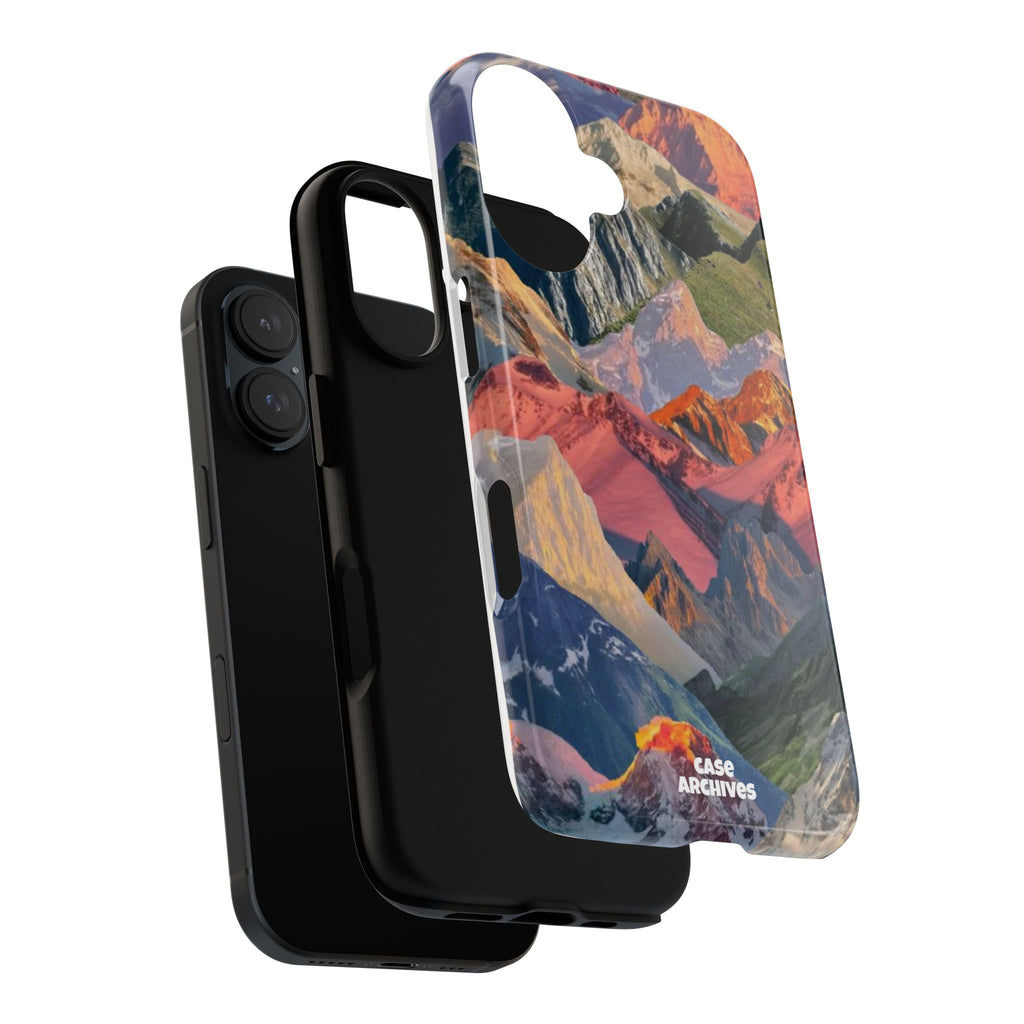 Tough Cases Colorful Mountain Landscape Phone Case — Durable Protective iPhone Cover