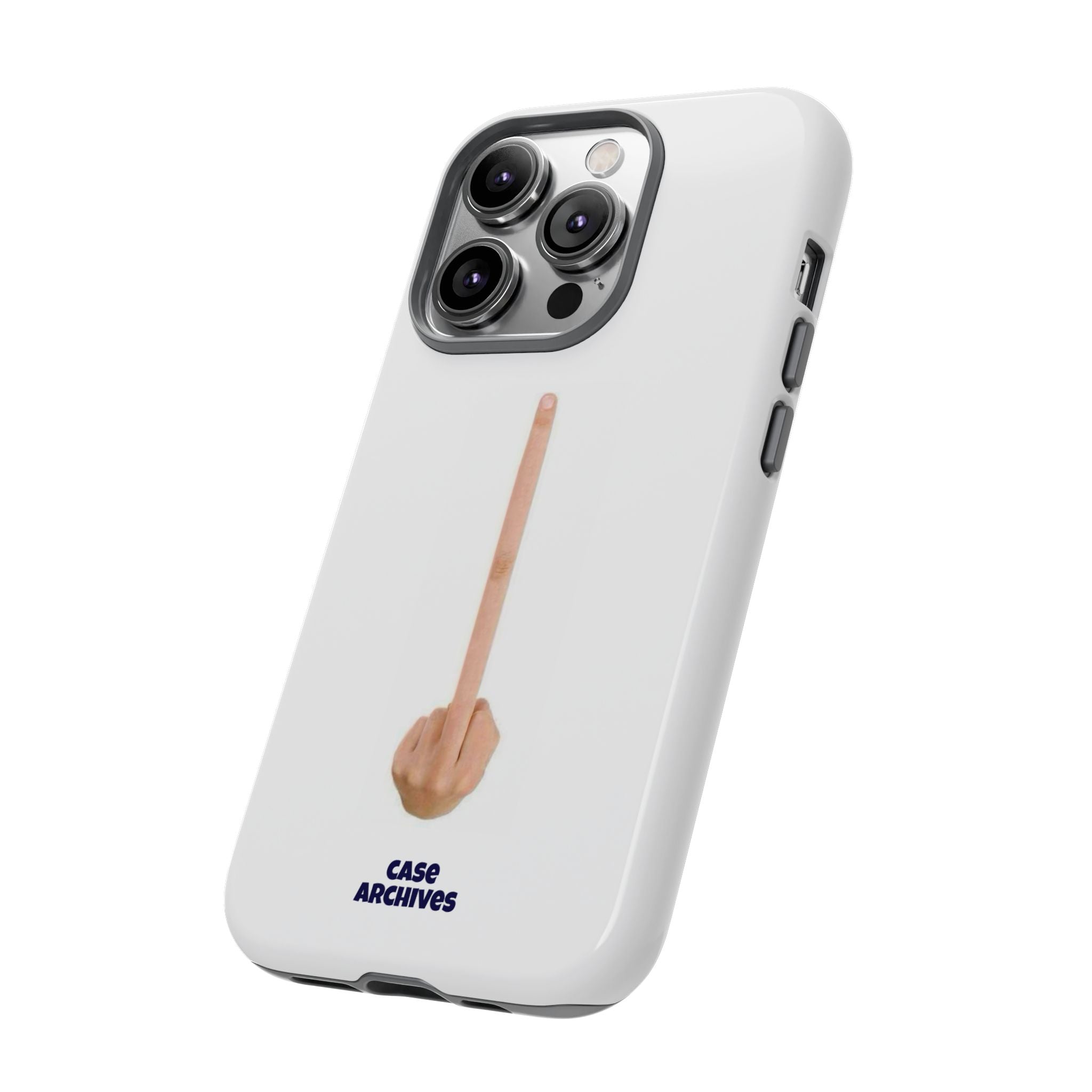 Phone Case — Minimalist Middle Finger Design (Case Archives)