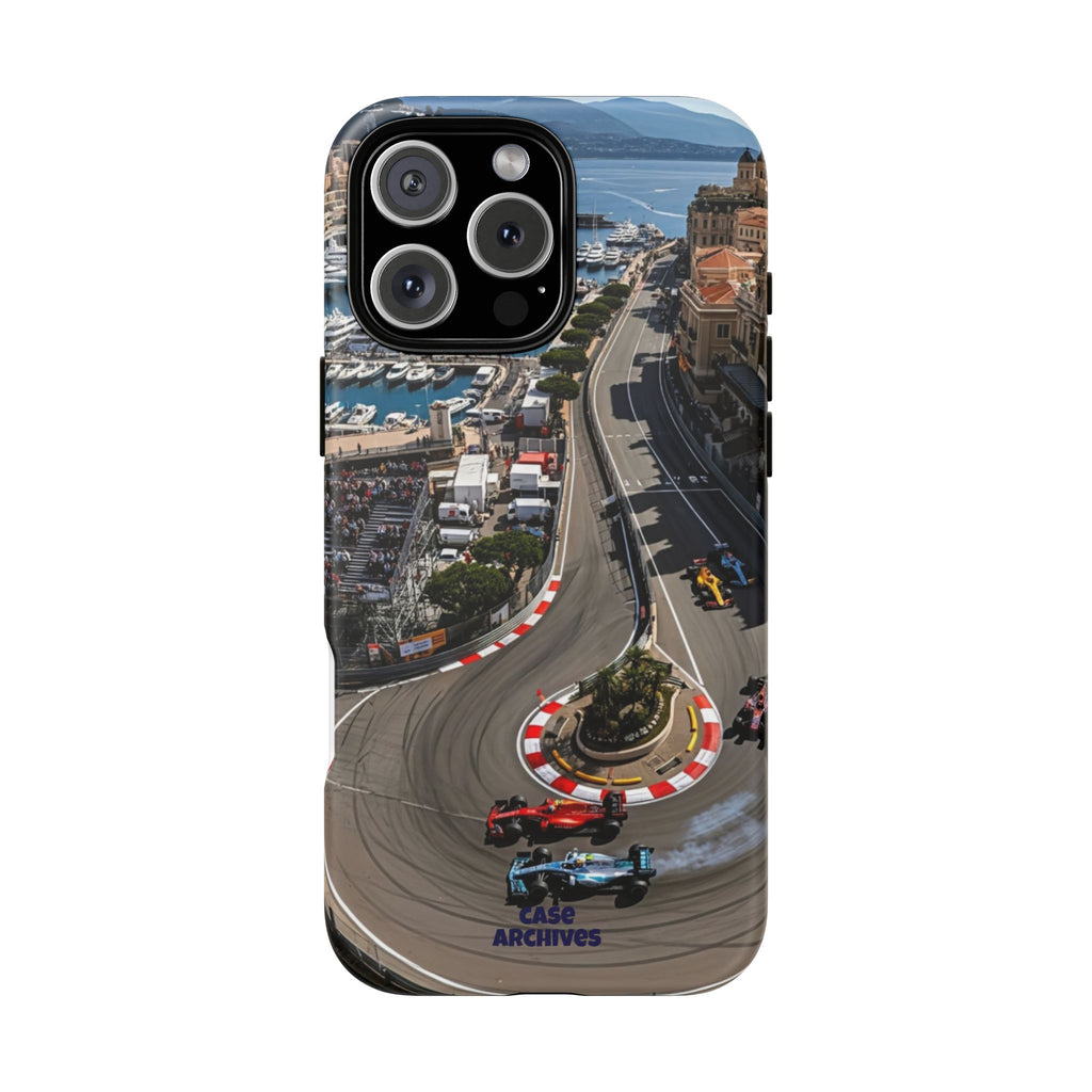 F1 Circuit Phone Case – Monaco Grand Prix Track Design