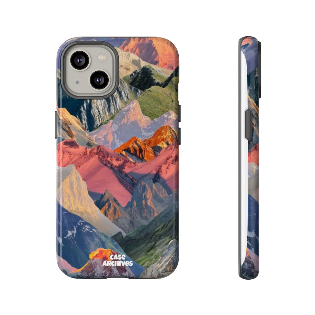 Tough Cases Colorful Mountain Landscape Phone Case — Durable Protective iPhone Cover
