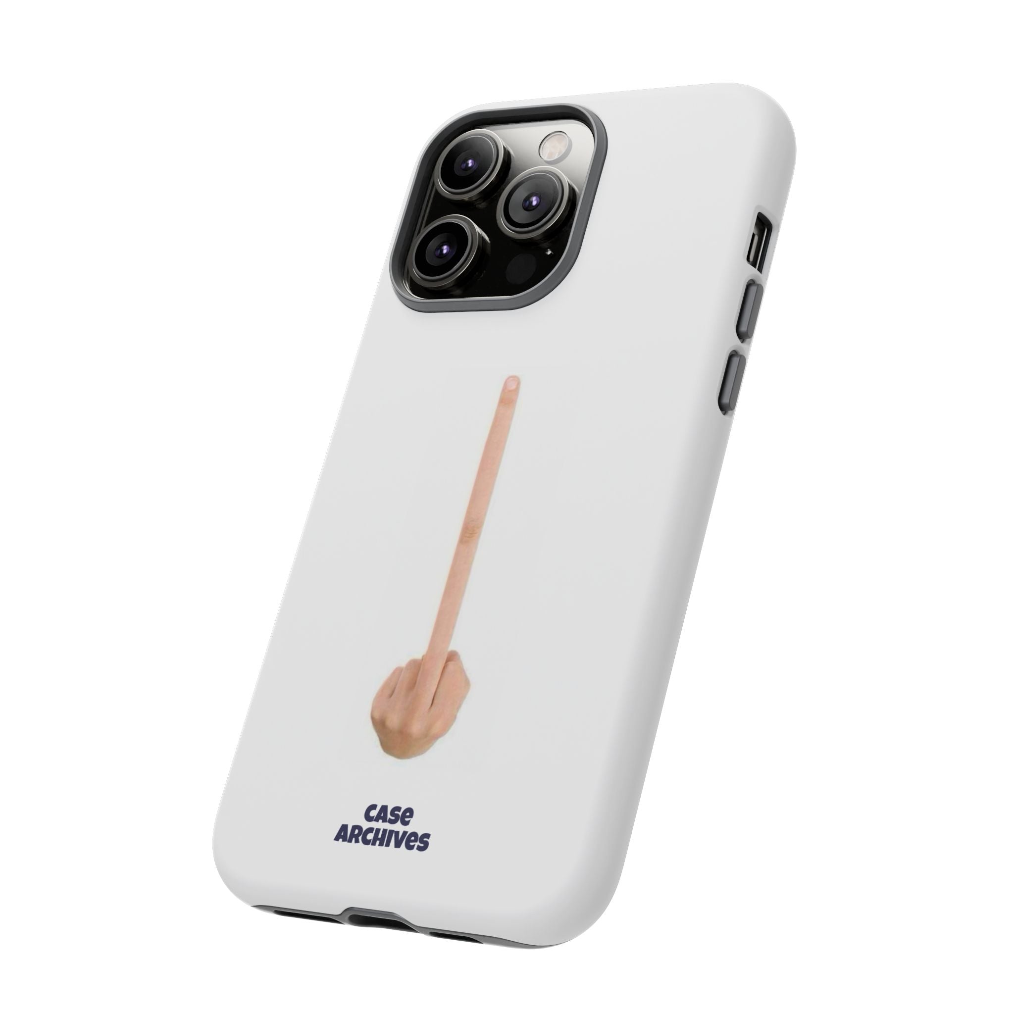 Phone Case — Minimalist Middle Finger Design (Case Archives)