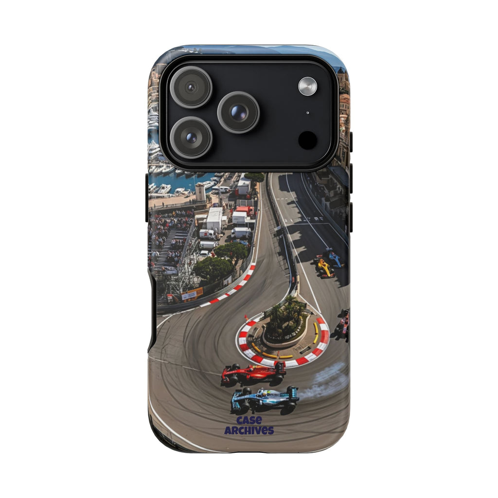 F1 Circuit Phone Case – Monaco Grand Prix Track Design