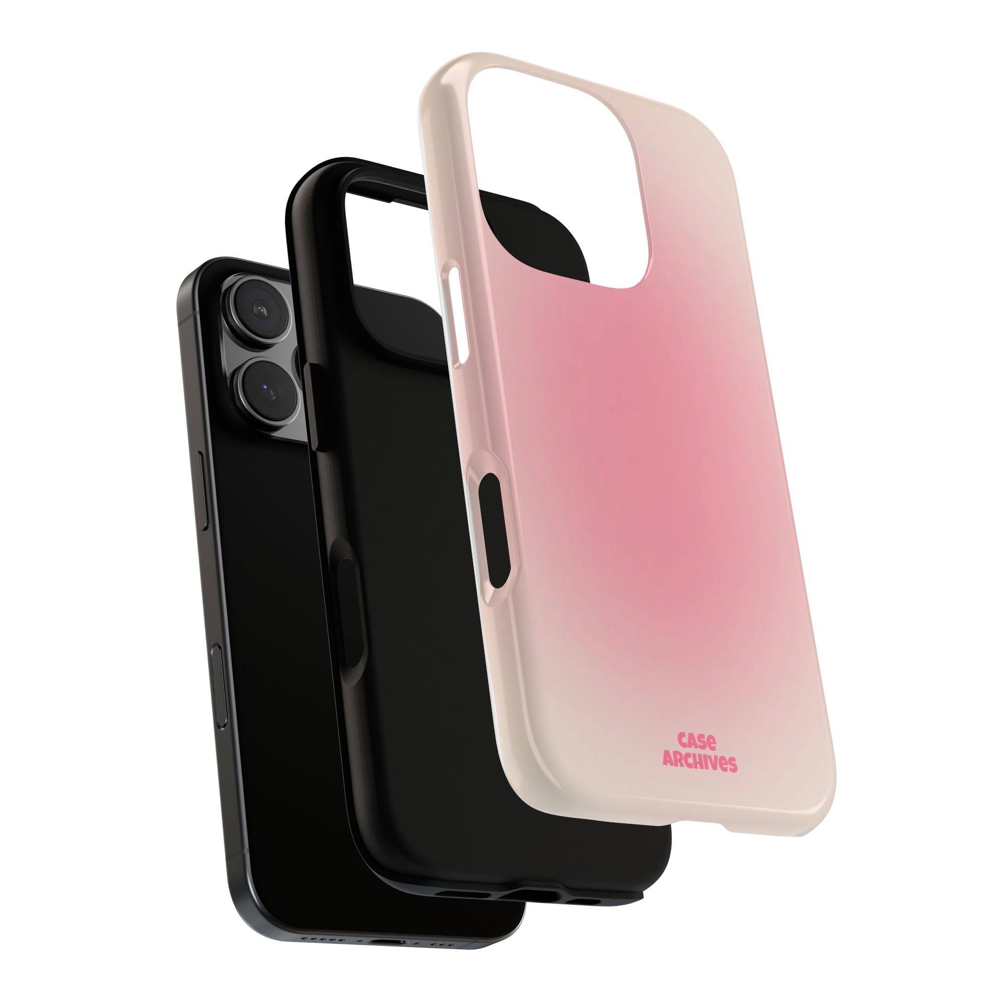 Tough Case – Pink Ombre Protective Phone Case