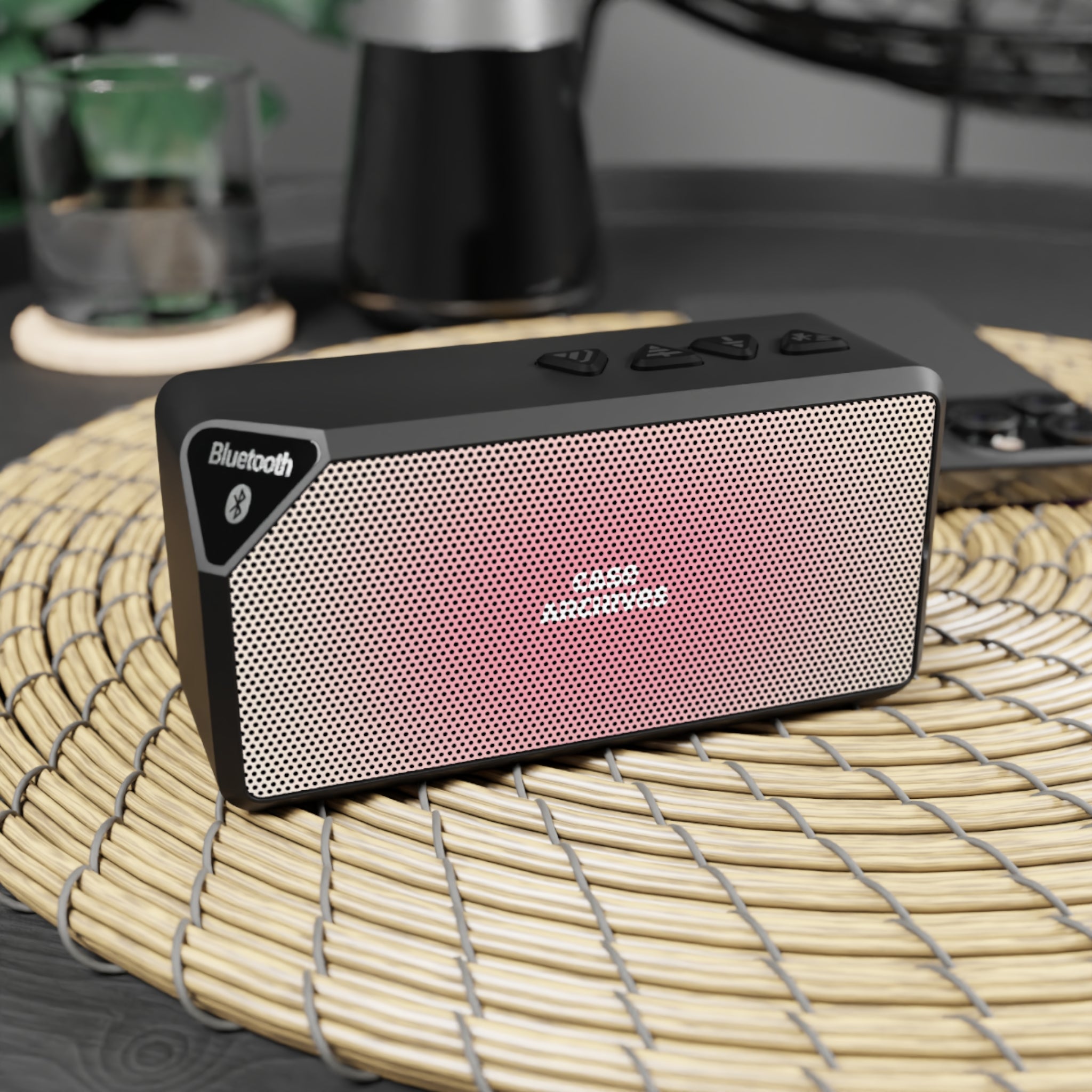 Portable Bluetooth Speaker - Compact Wireless Speaker with Micro USB & Aux