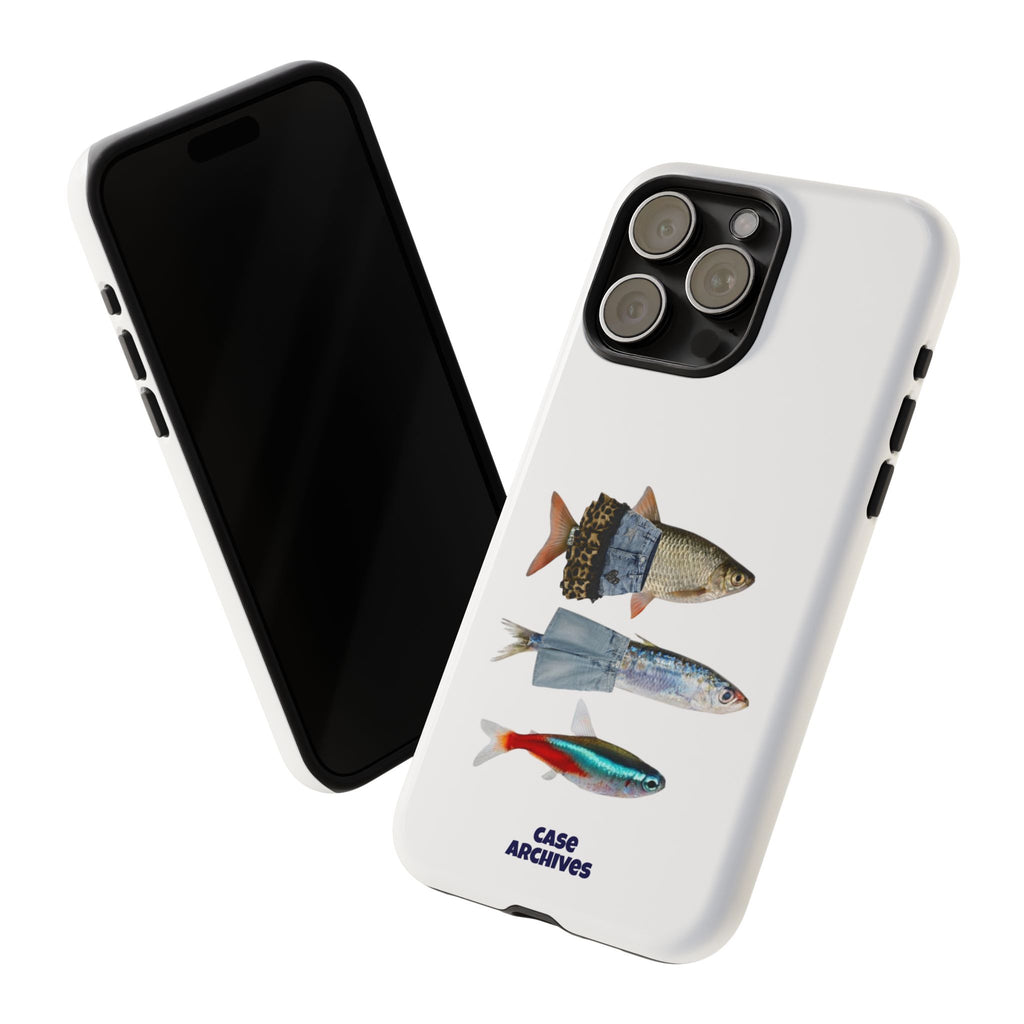 Fish Trio Phone Case — 'Case Archives' Protective iPhone Cover