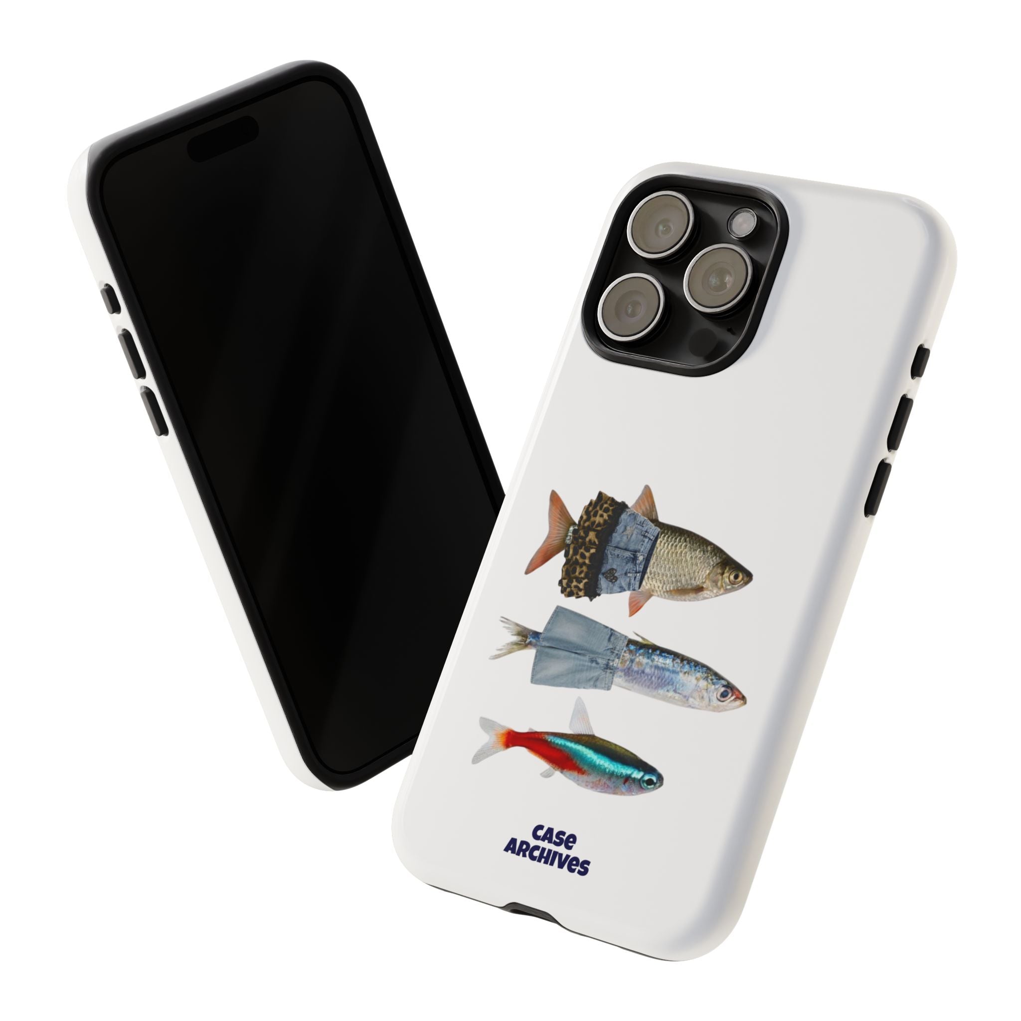 Fish Trio Phone Case — 'Case Archives' Protective iPhone Cover