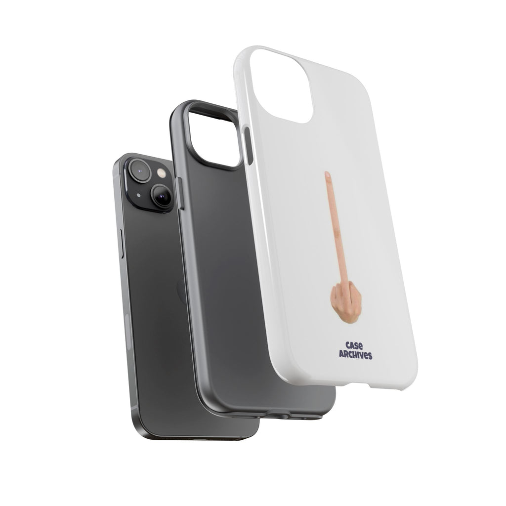 Phone Case — Minimalist Middle Finger Design (Case Archives)