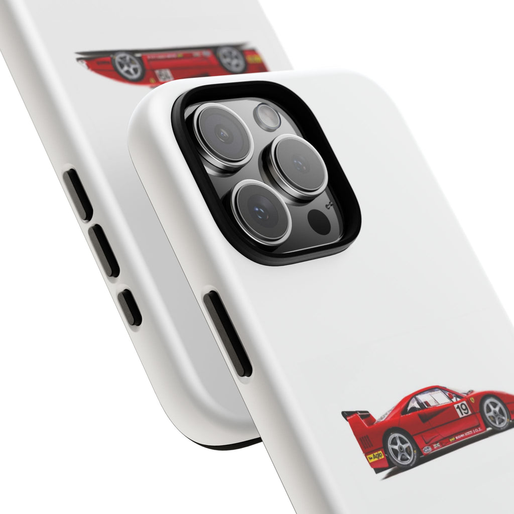 Phone Case — Red Vintage Race Car Design (Case Archives)
