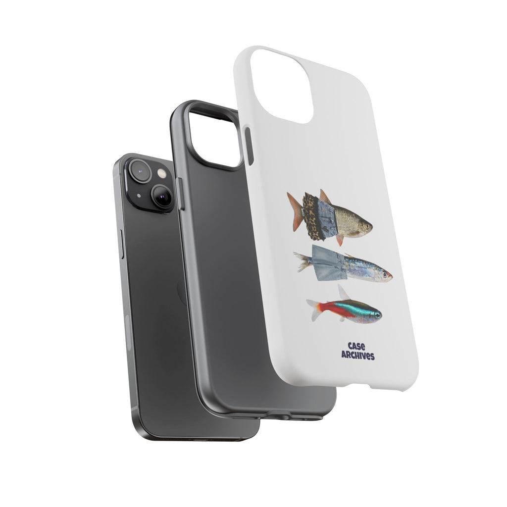 Fish Trio Phone Case — 'Case Archives' Protective iPhone Cover