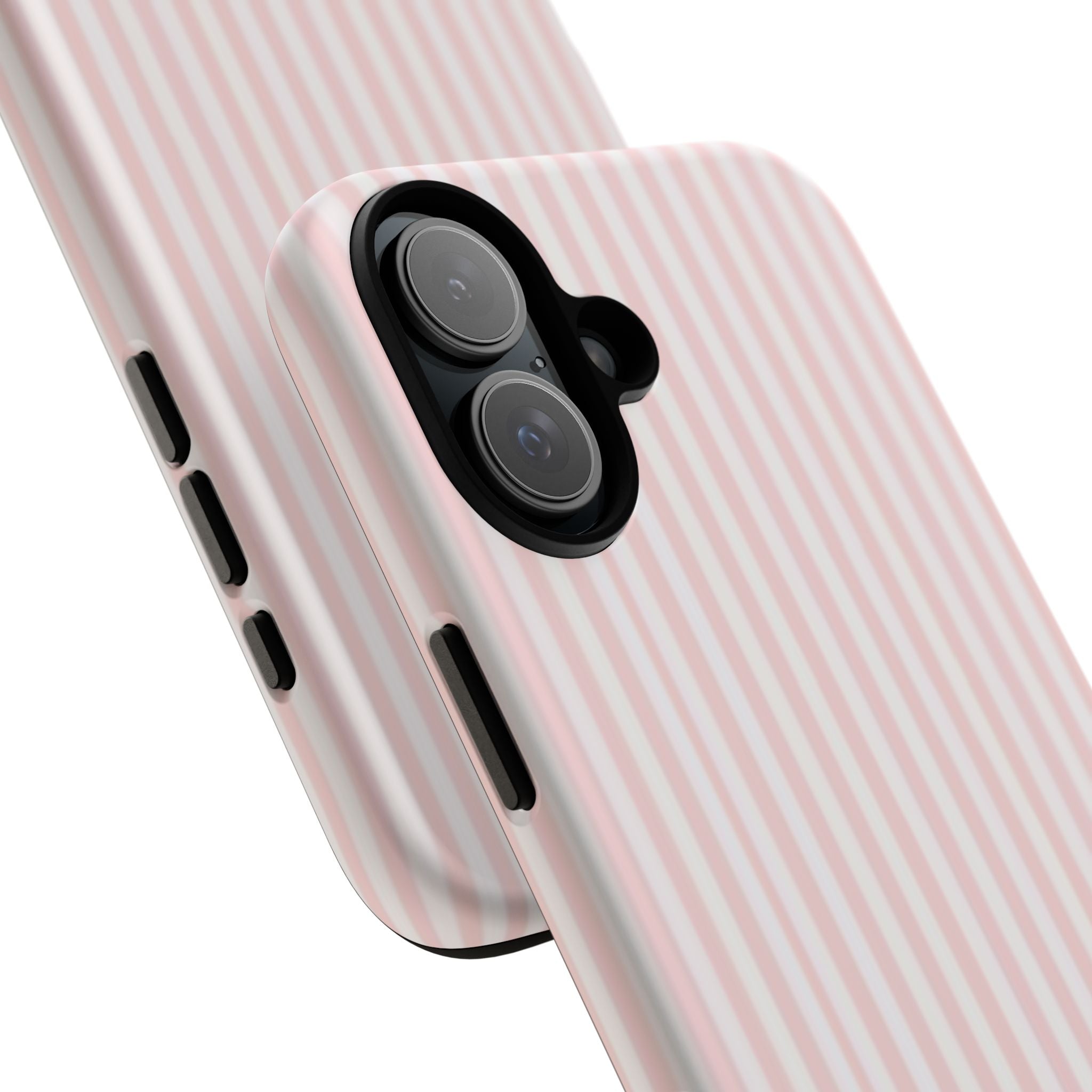 Pink Pastel Stripe Tough Phone Case — Protective iPhone Cover