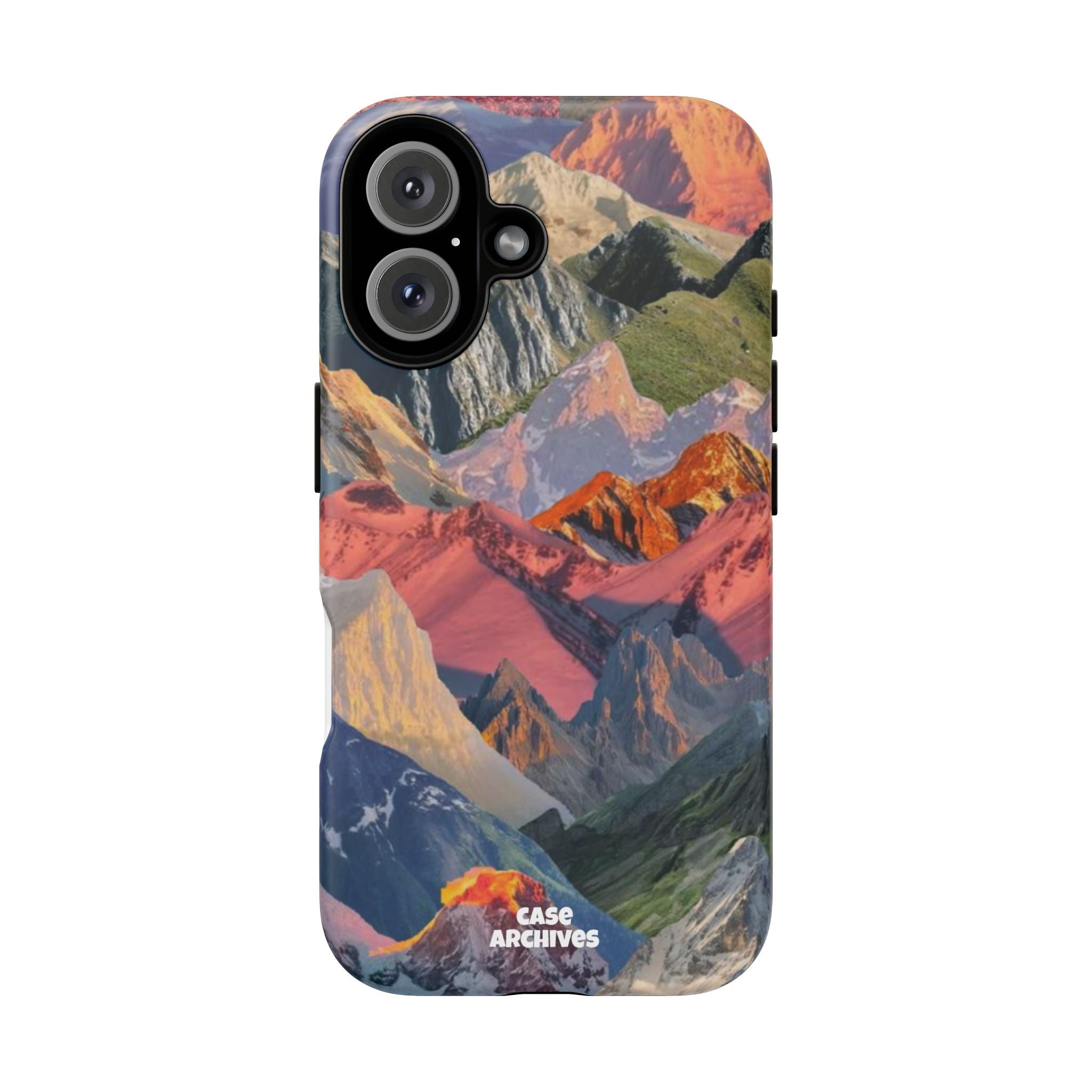 Tough Cases Colorful Mountain Landscape Phone Case — Durable Protective iPhone Cover