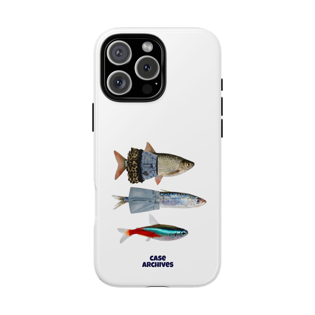 Fish Trio Phone Case — 'Case Archives' Protective iPhone Cover