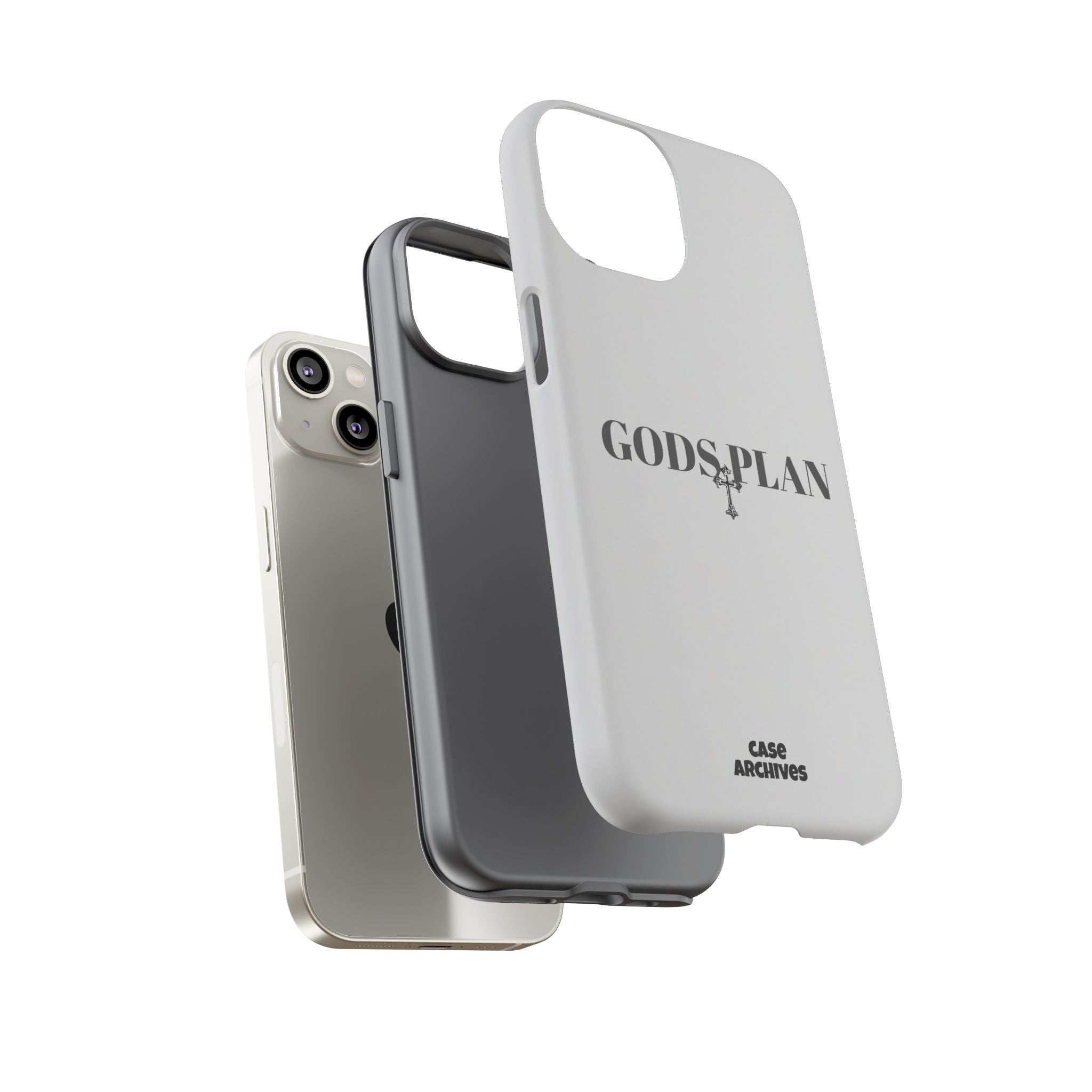 God's Plan Tough Phone Case — Minimal Faith-Inspired Protective Cover