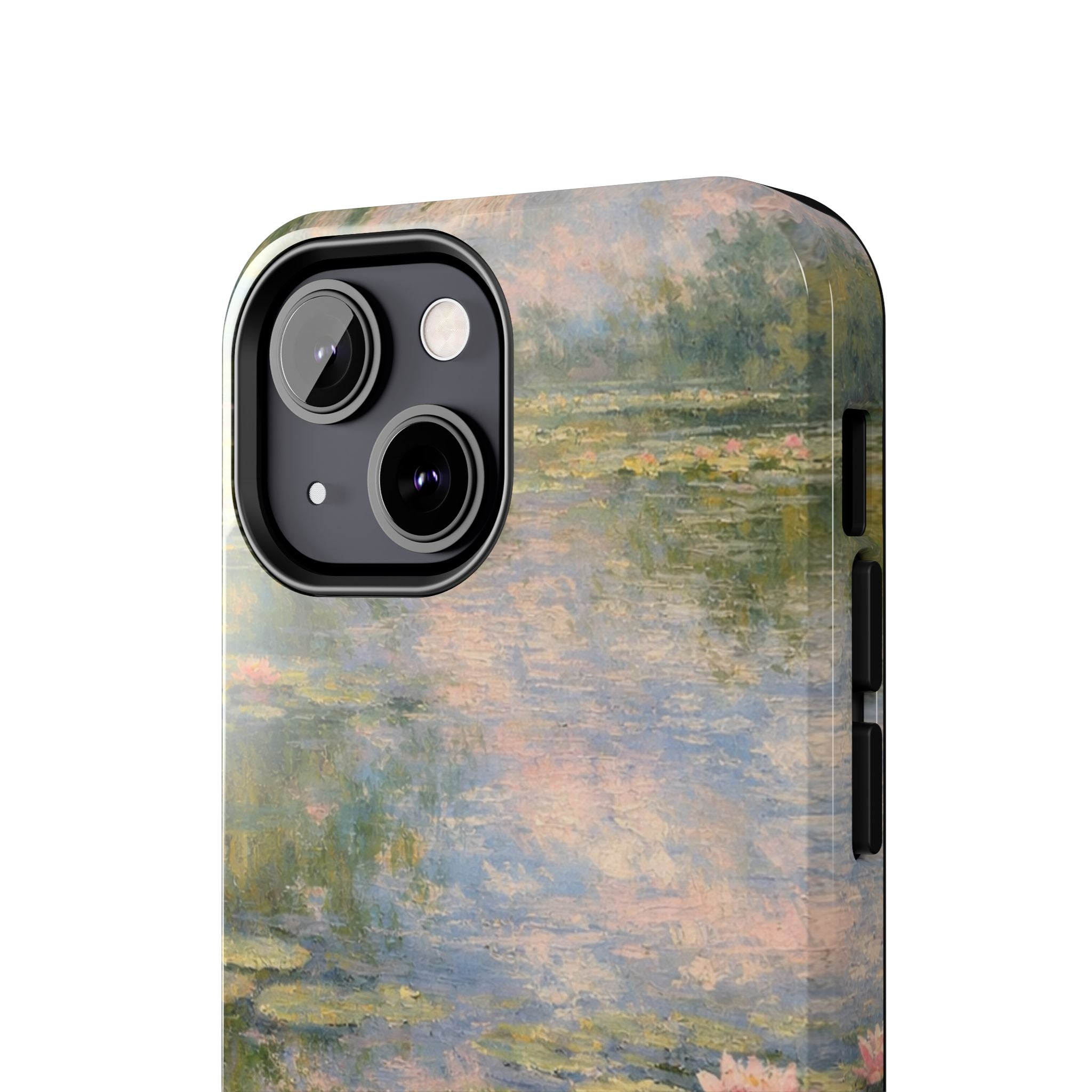 Water Lily Tough Phone Case — Monet-Inspired Floral Protective Phone Cover