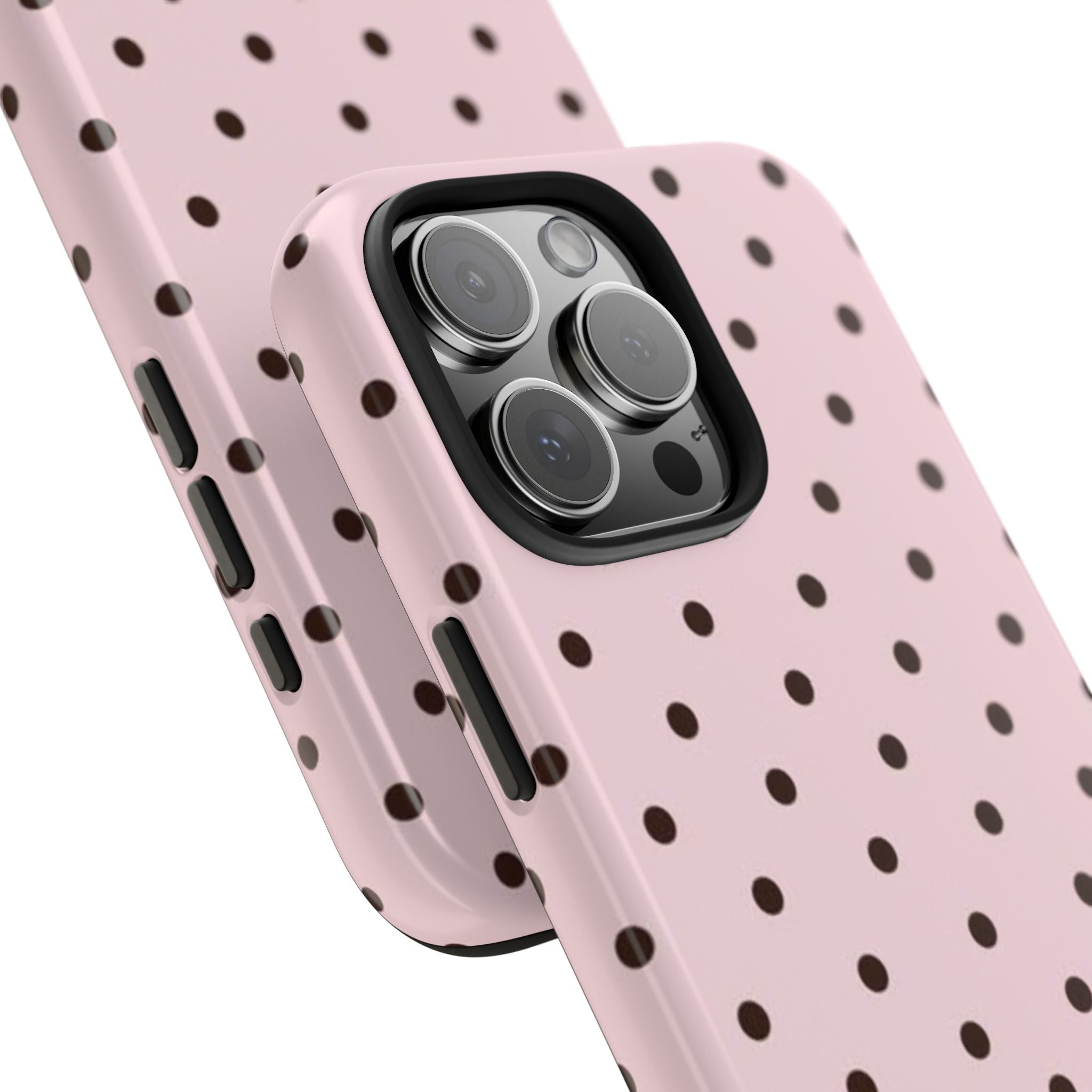 Pink polka dot Tough Phone Case – Slim Protective iPhone Cover
