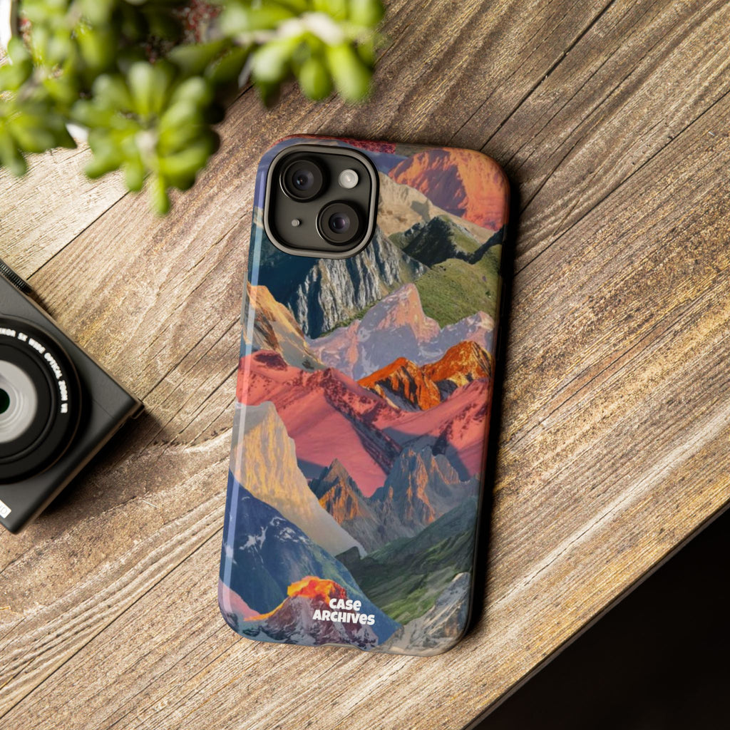 Tough Cases Colorful Mountain Landscape Phone Case — Durable Protective iPhone Cover