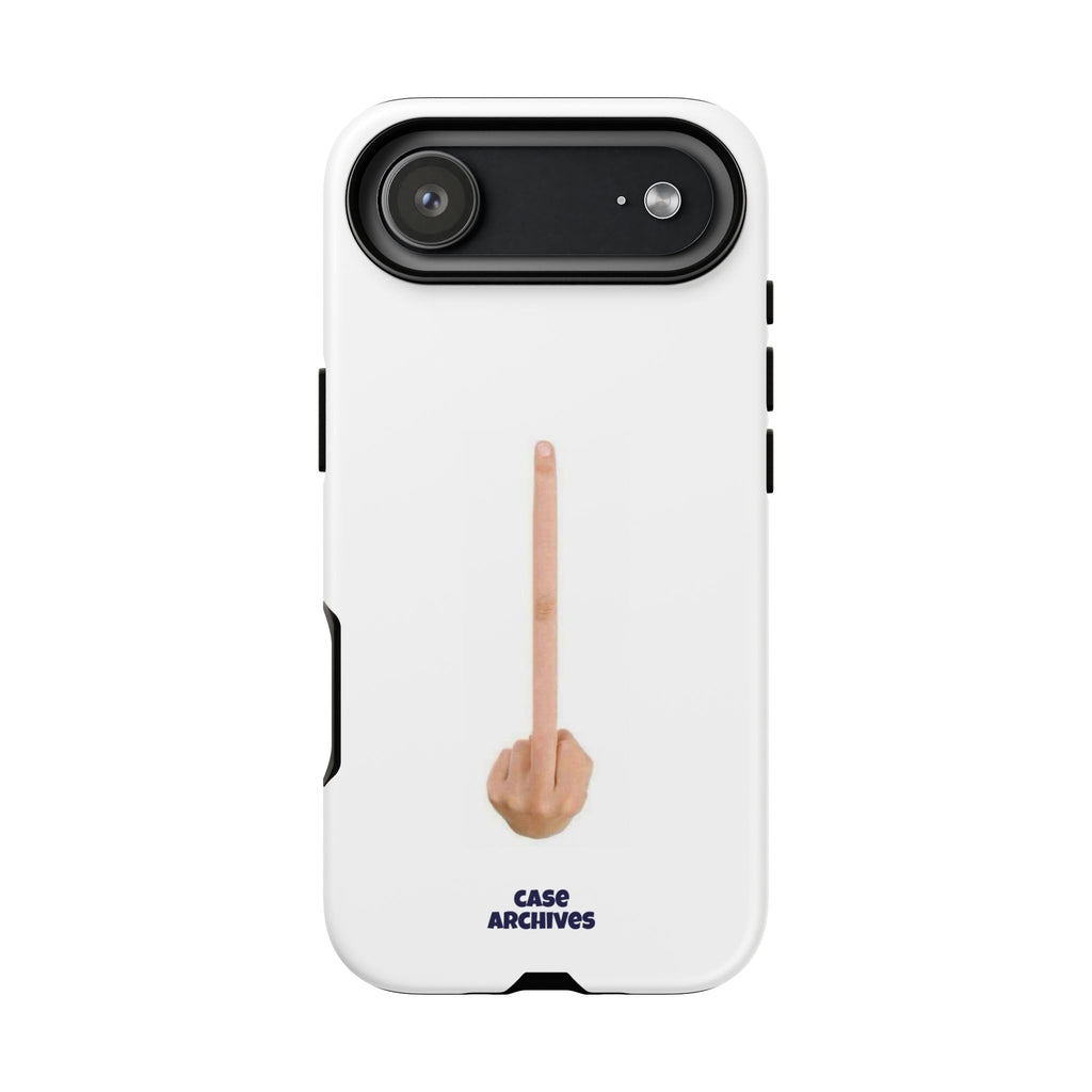 Phone Case — Minimalist Middle Finger Design (Case Archives)
