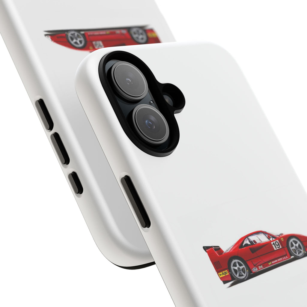 Phone Case — Red Vintage Race Car Design (Case Archives)