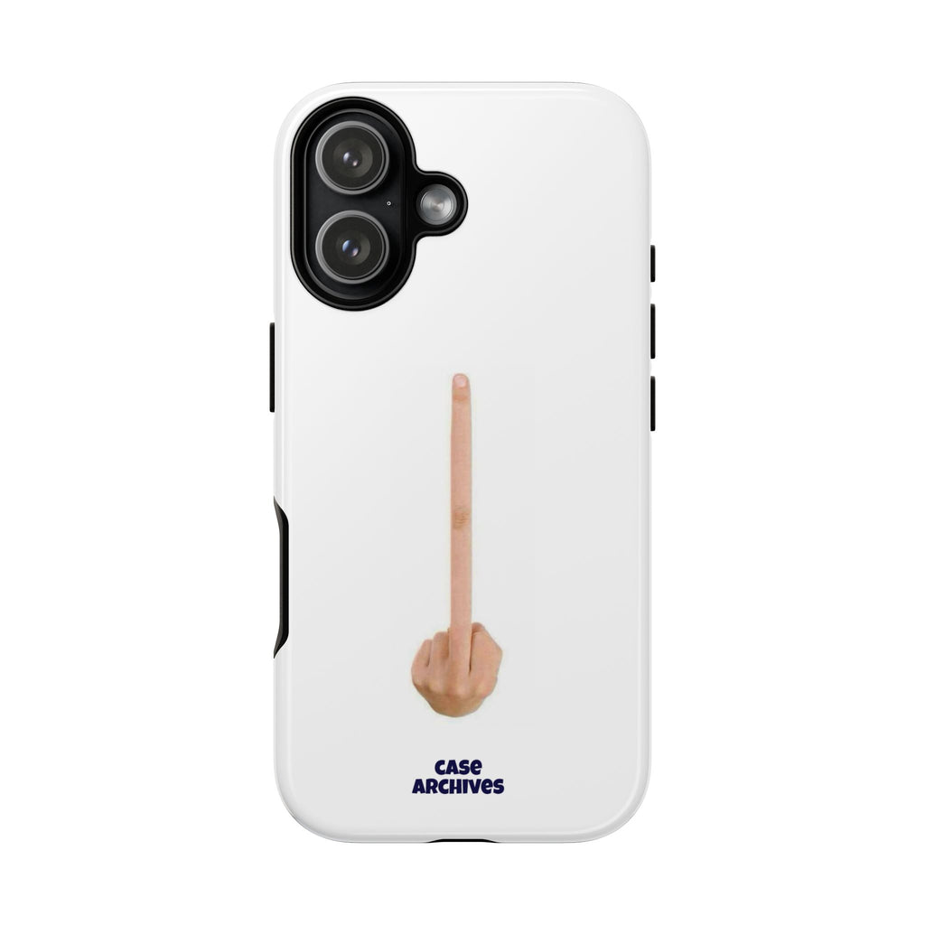 Phone Case — Minimalist Middle Finger Design (Case Archives)